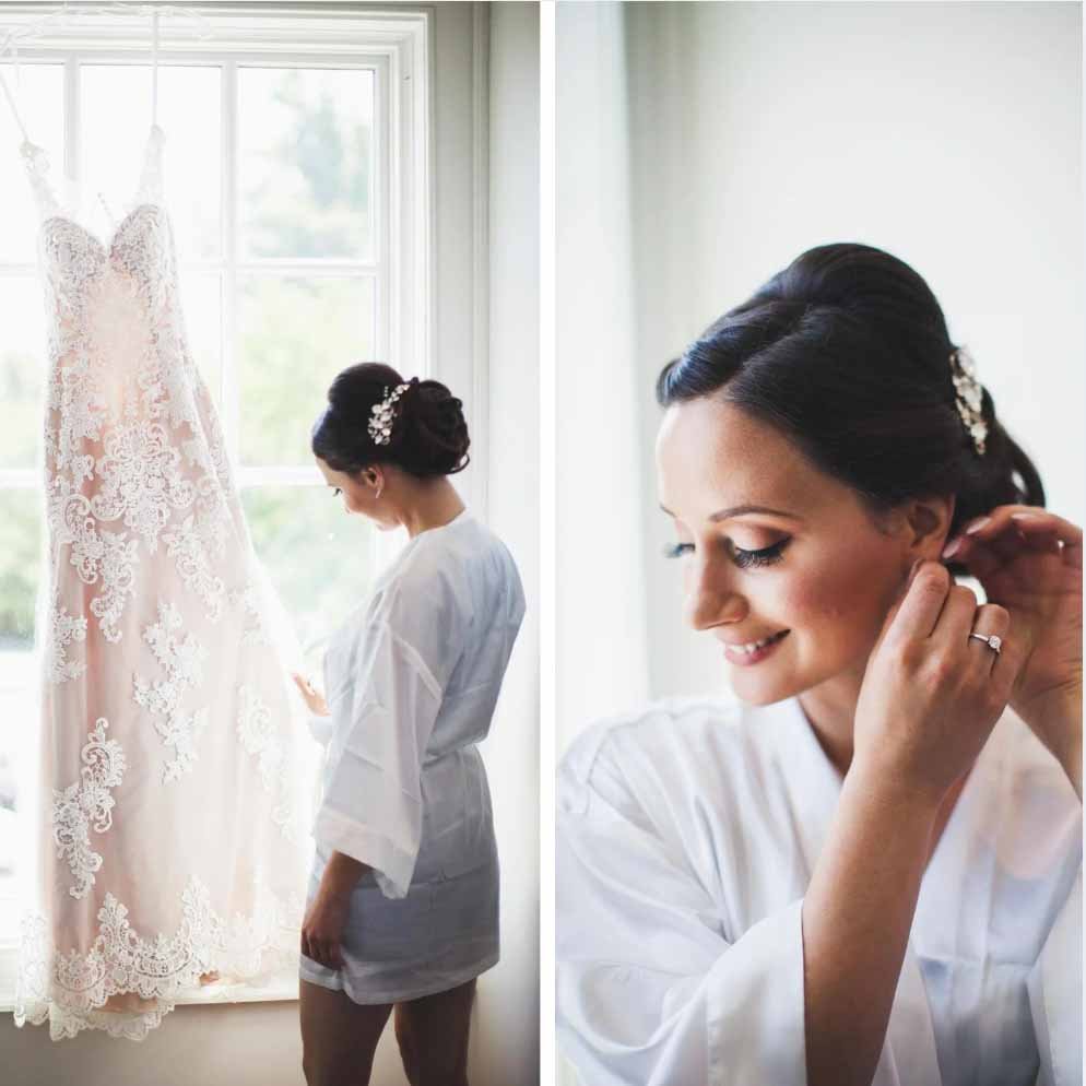 Getting ready of the bride toronto wedding photography.