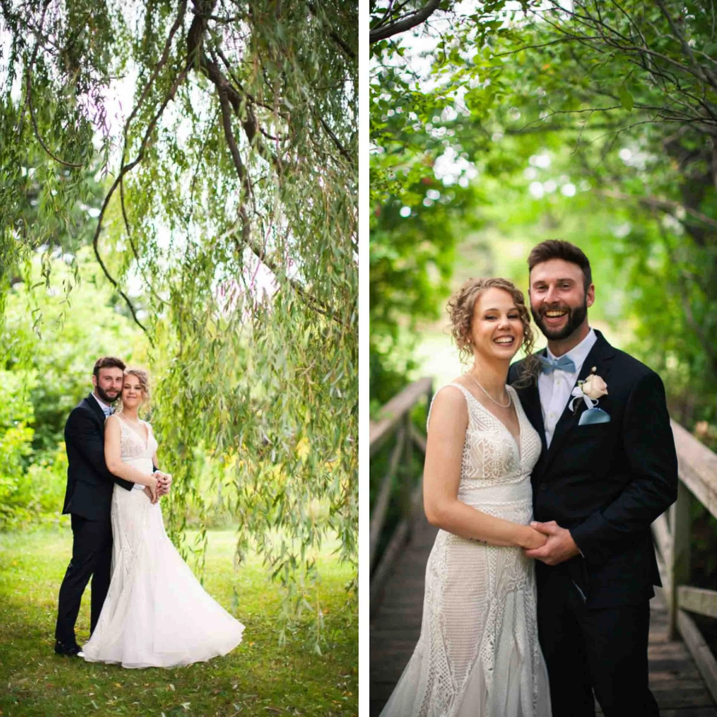Toronto ontario outdoor summer wedding photography.