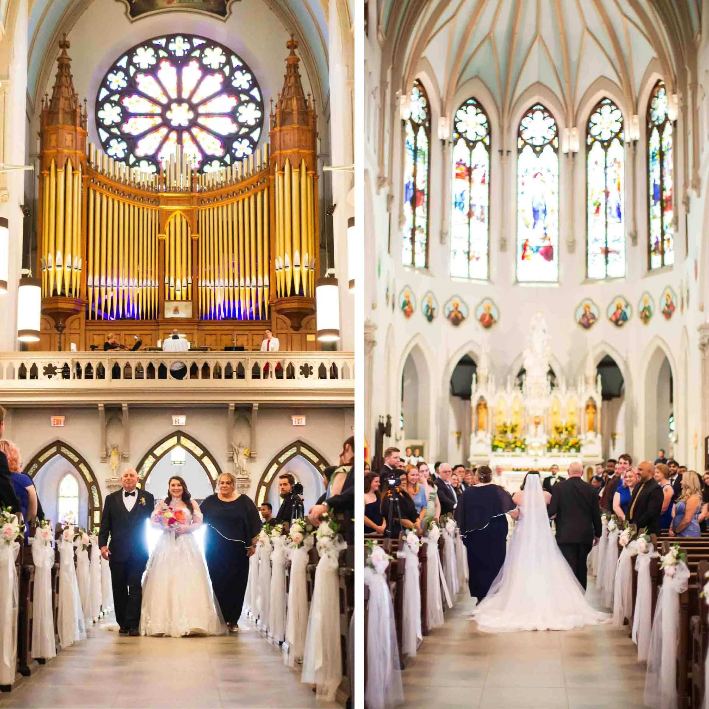 Wedding photography at the Basilica of Our Lady Immaculate in Guelph Ontario.