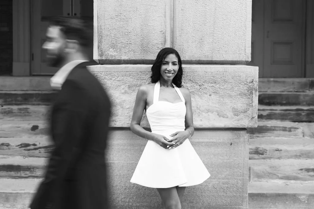 blurry effect wedding photos in ontario canada.