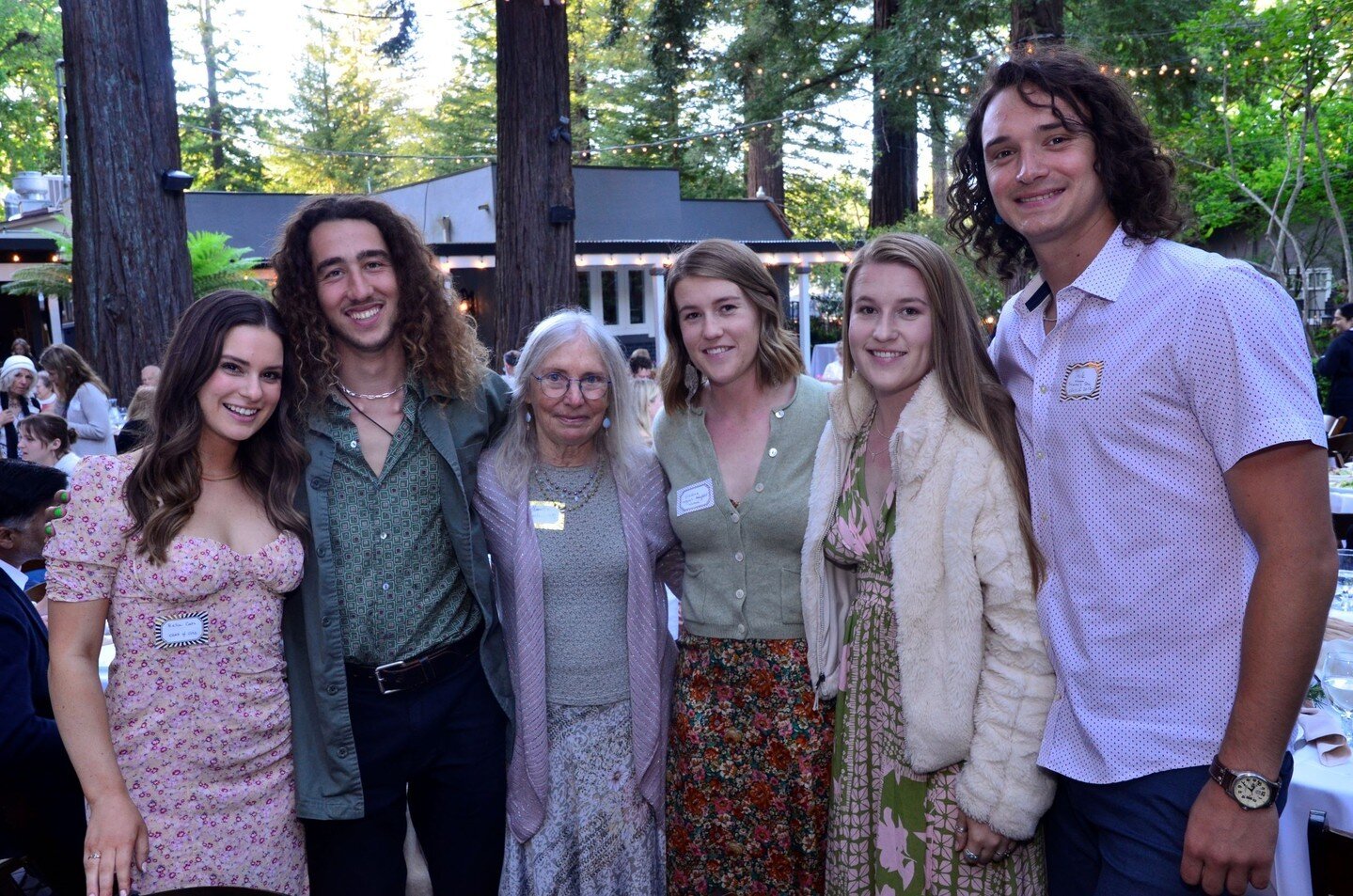 Beloved teacher Manette Teitelbaum is pictured here (center) with Class of 2012 alumni Bella, Will, Fielding, Lily, and Jack at our school's 50th Anniversary Gala. Manette has touched the lives of thousands of students during her 40-year career at Ma