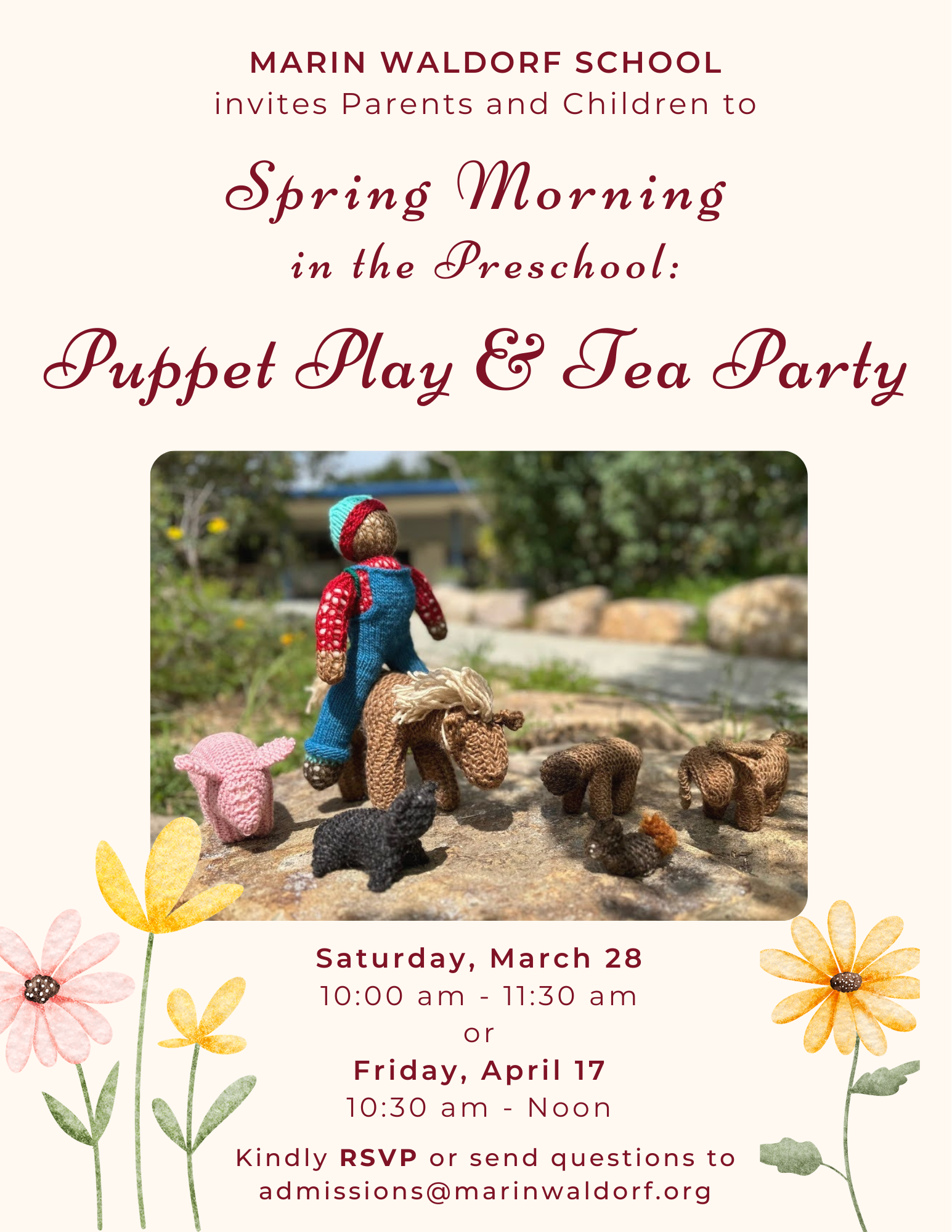 3/28 Spring Morning in the Preschool