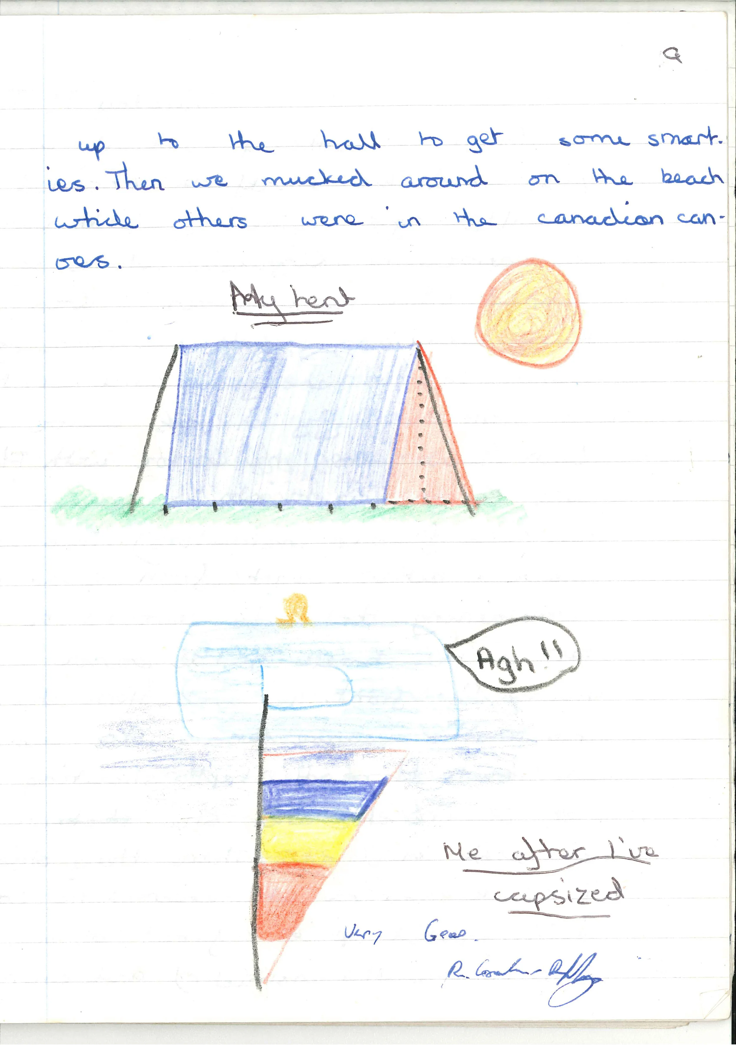 Miranda's school work