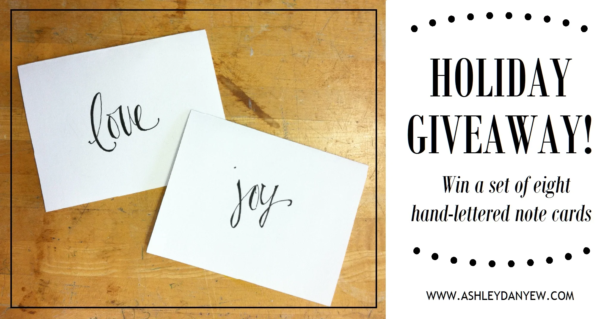 The Season of Giving + A Giveaway!