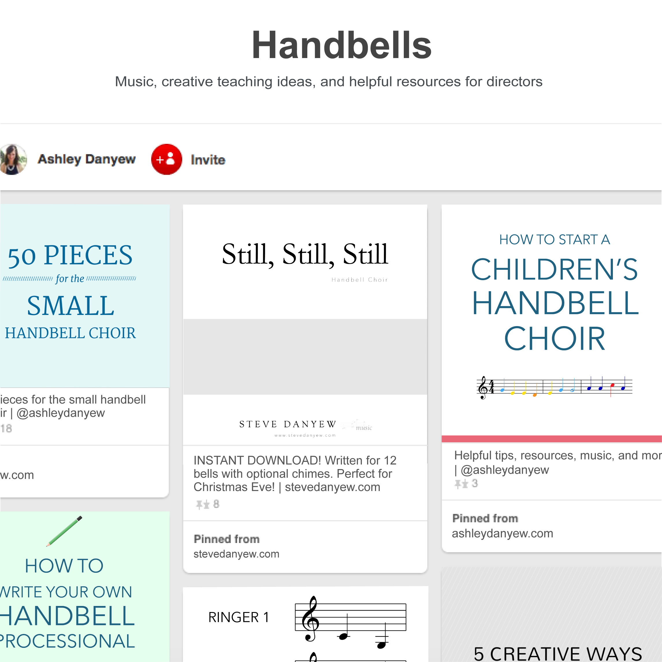 Handbell Note Chart