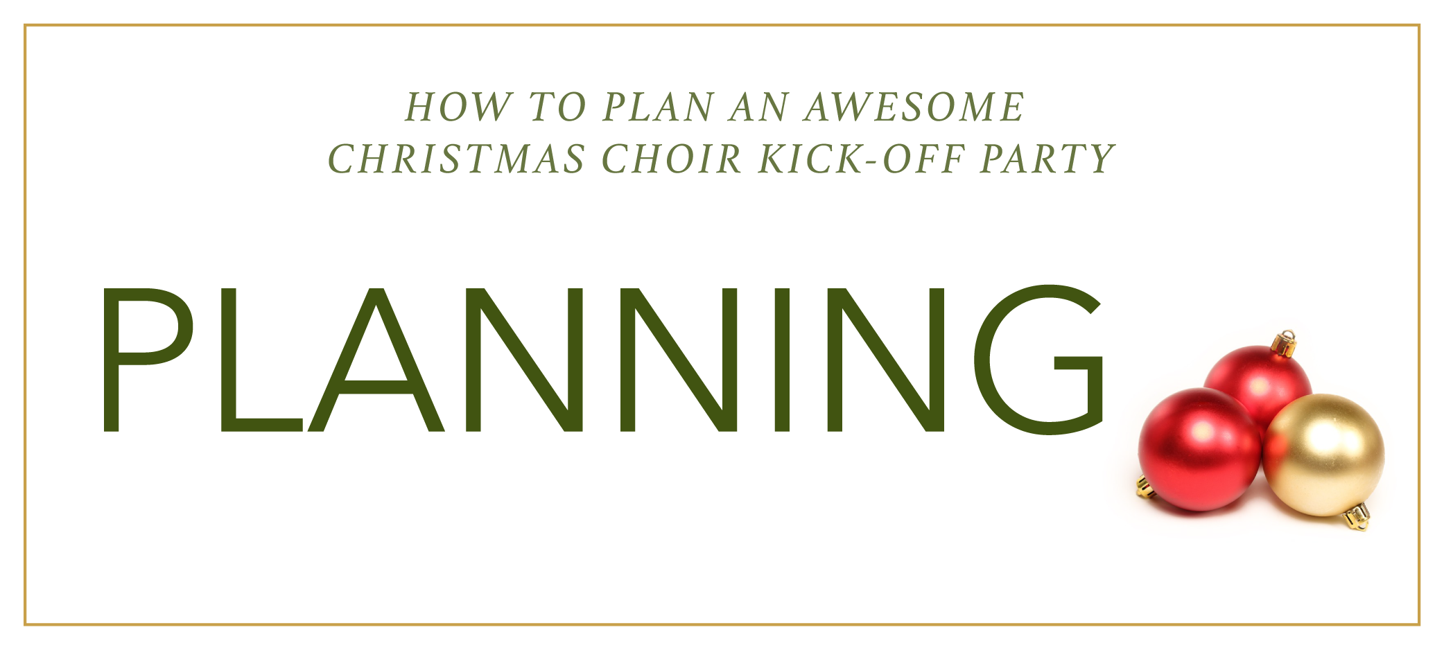 How to Plan an Awesome Christmas Choir Kick-Off Party - lots of ideas for planning, activities, and Christmas-themed games | @ashleydanyew
