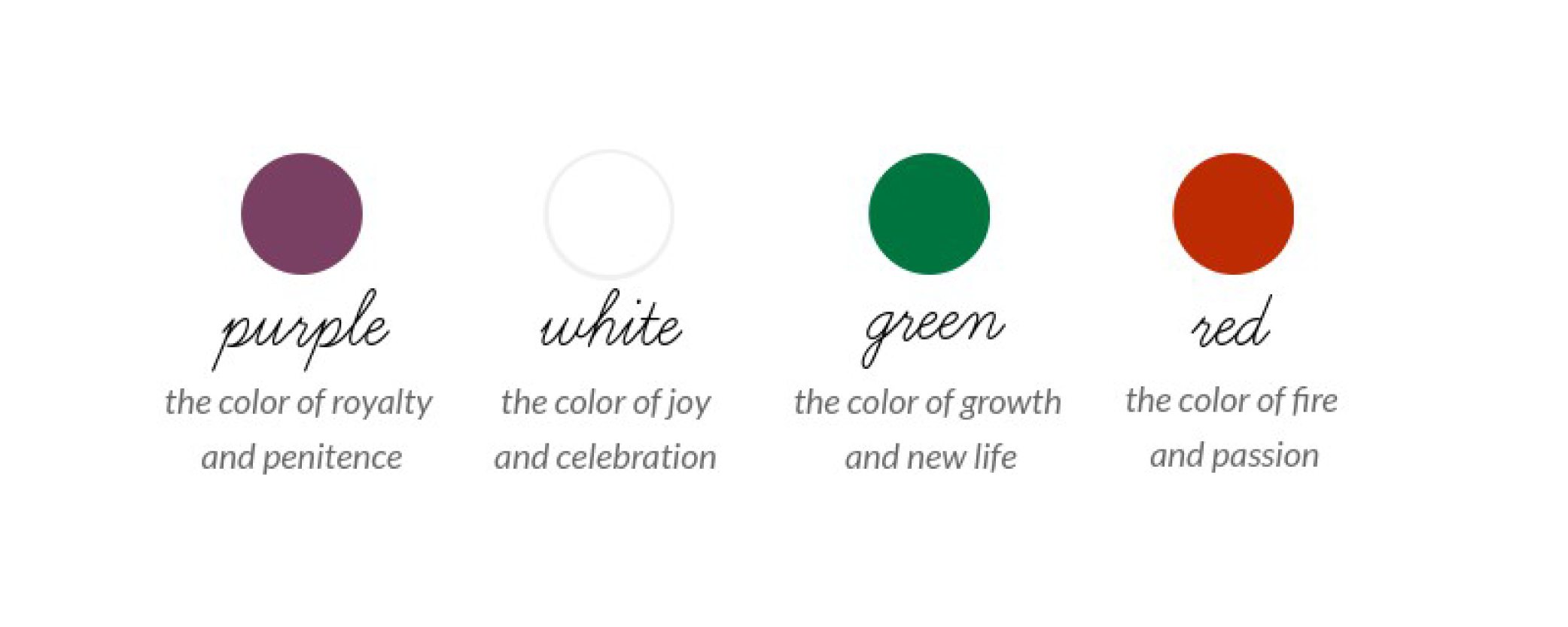 The Colors And Seasons Of The Church Year [Infographic] | Ashley Danyew