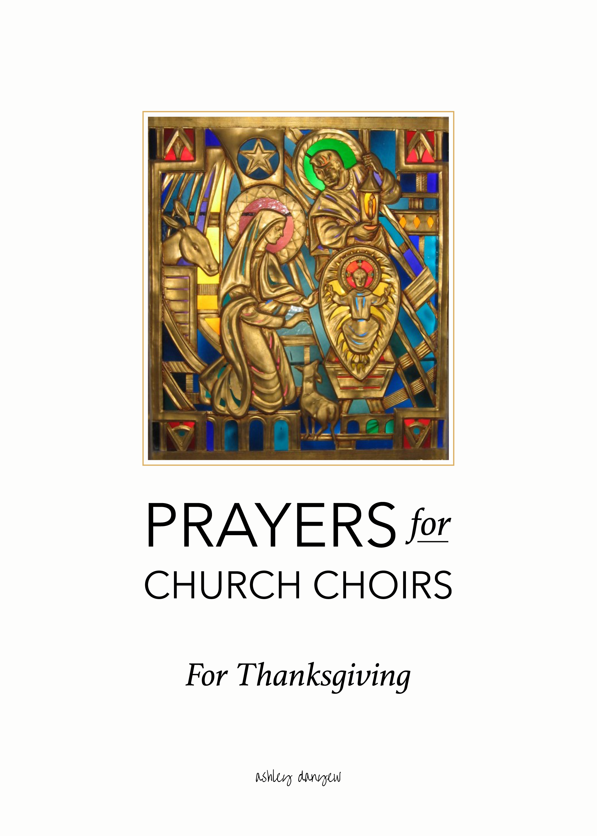 Copy of Prayers for Church Choirs: For Thanksgiving