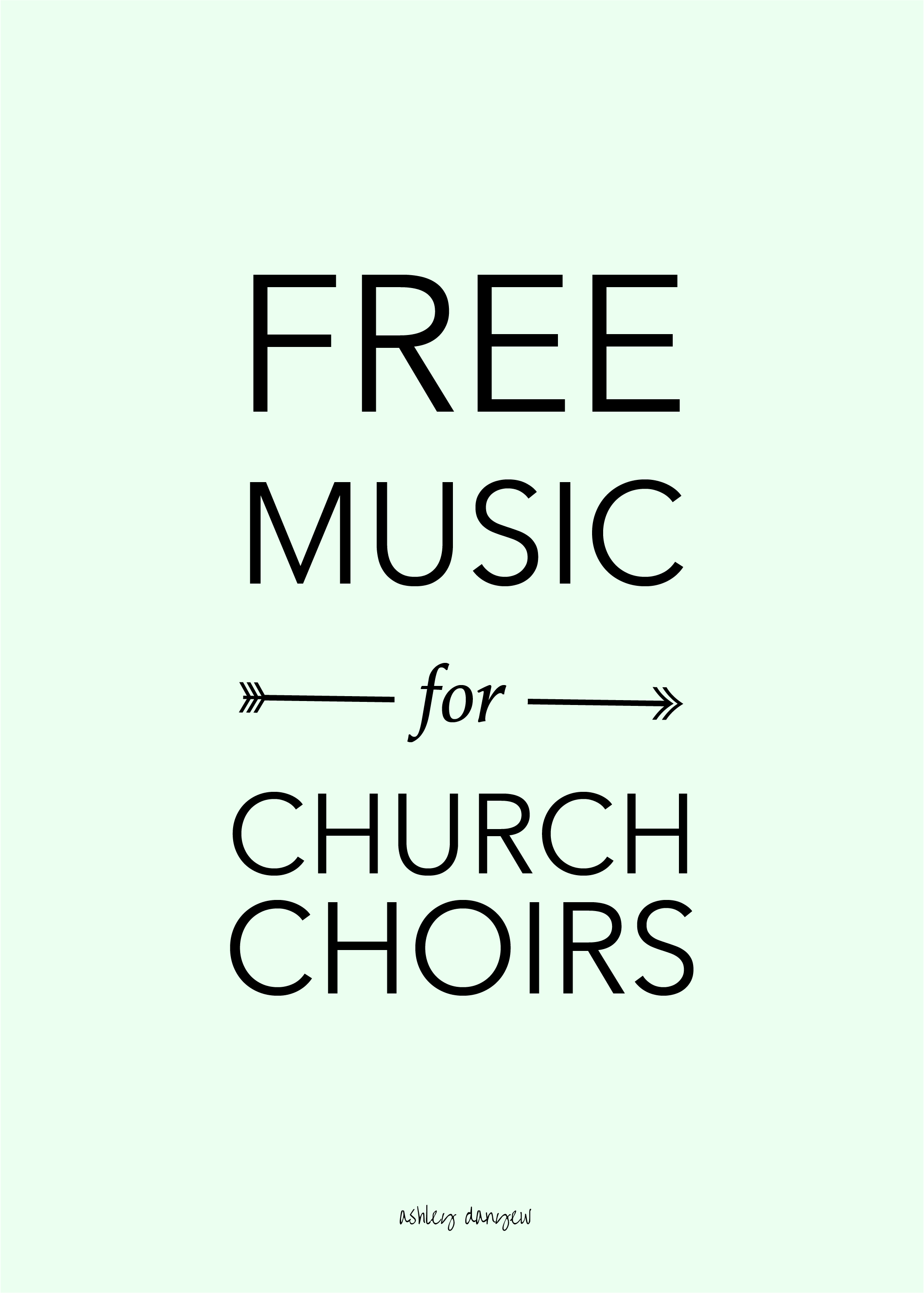 Copy of Free Music for Church Choirs