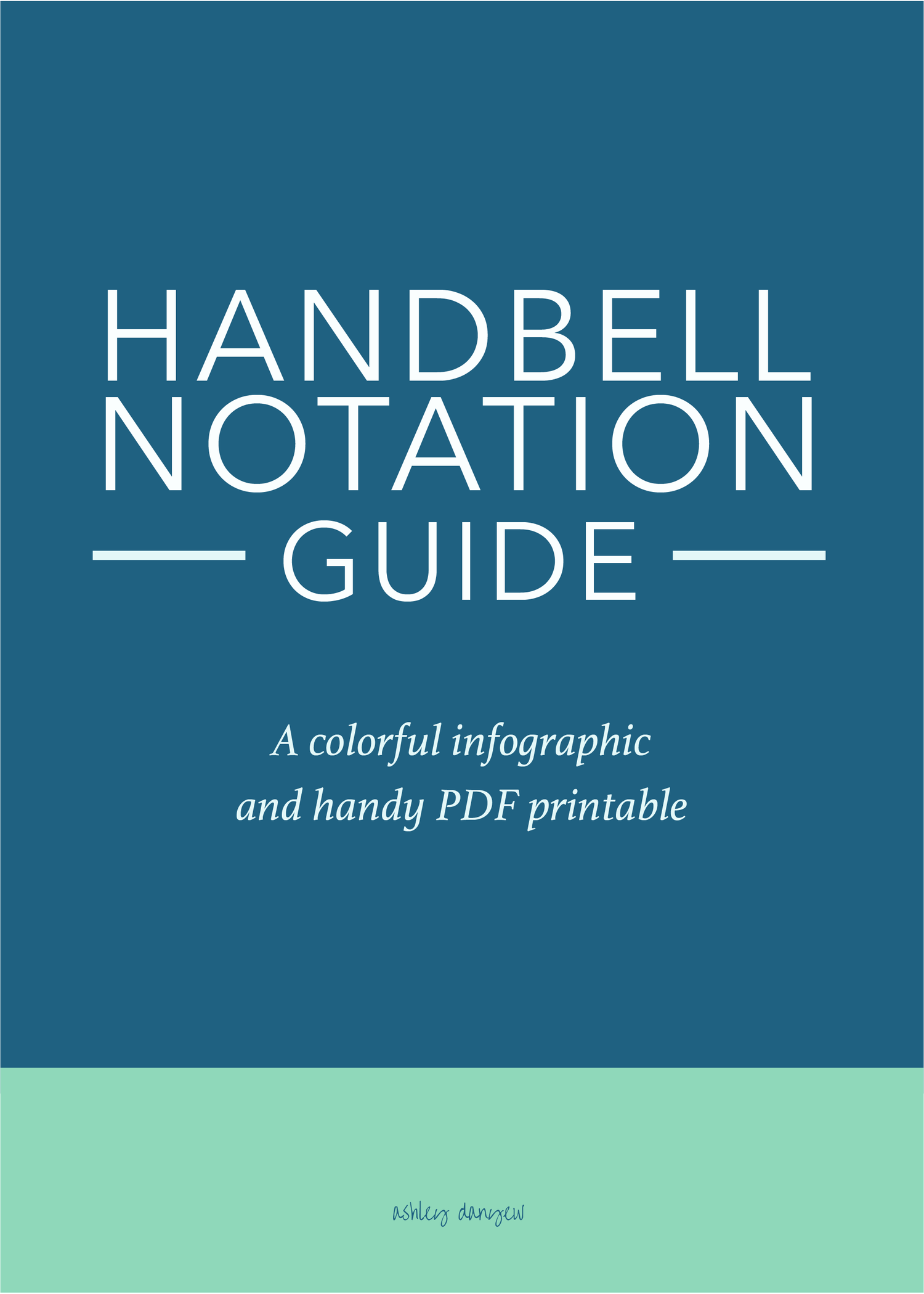 Handbell Notation Guide [Infographic] | Ashley Danyew