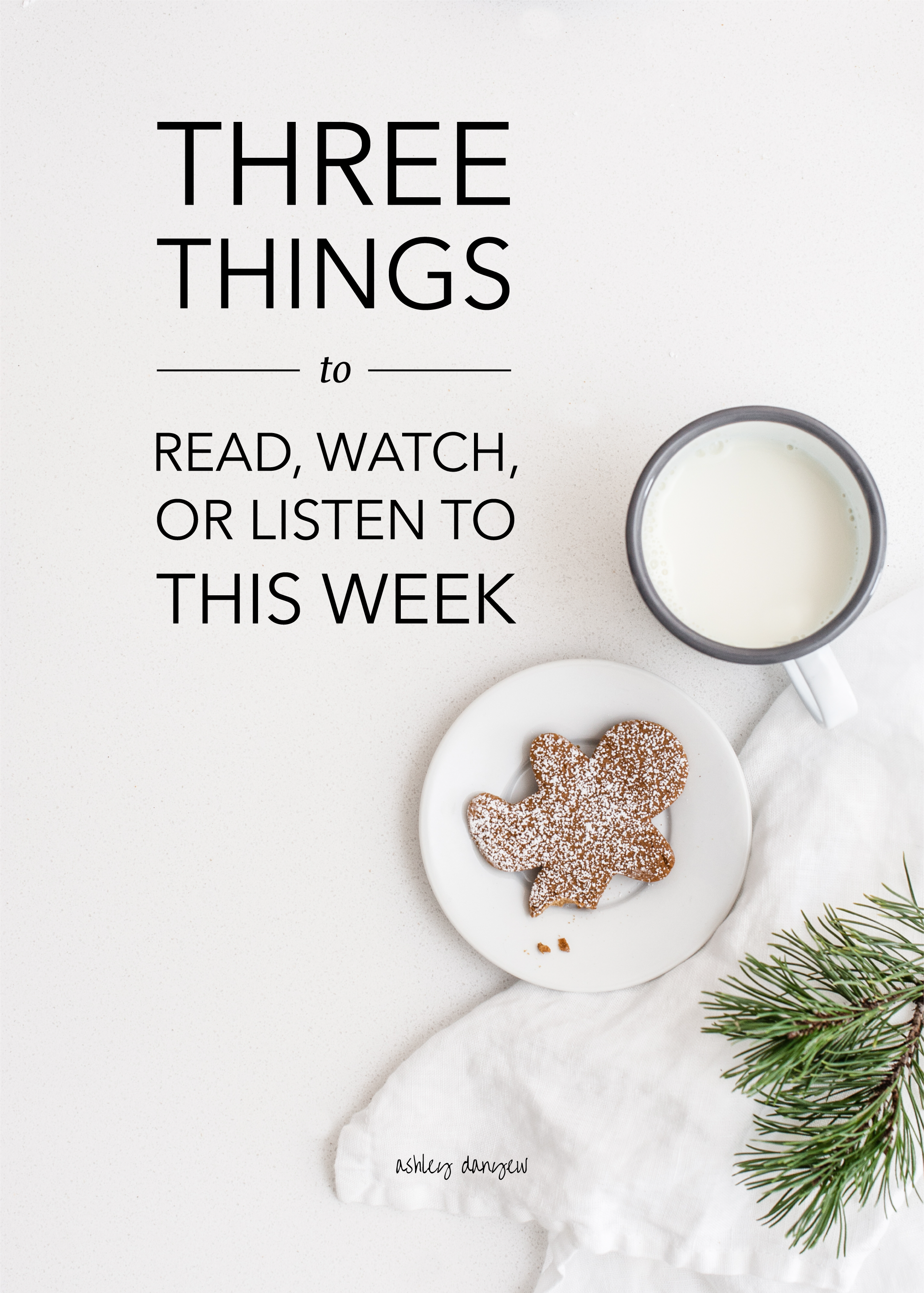 Three Things to Read, Watch, or Listen to This Week