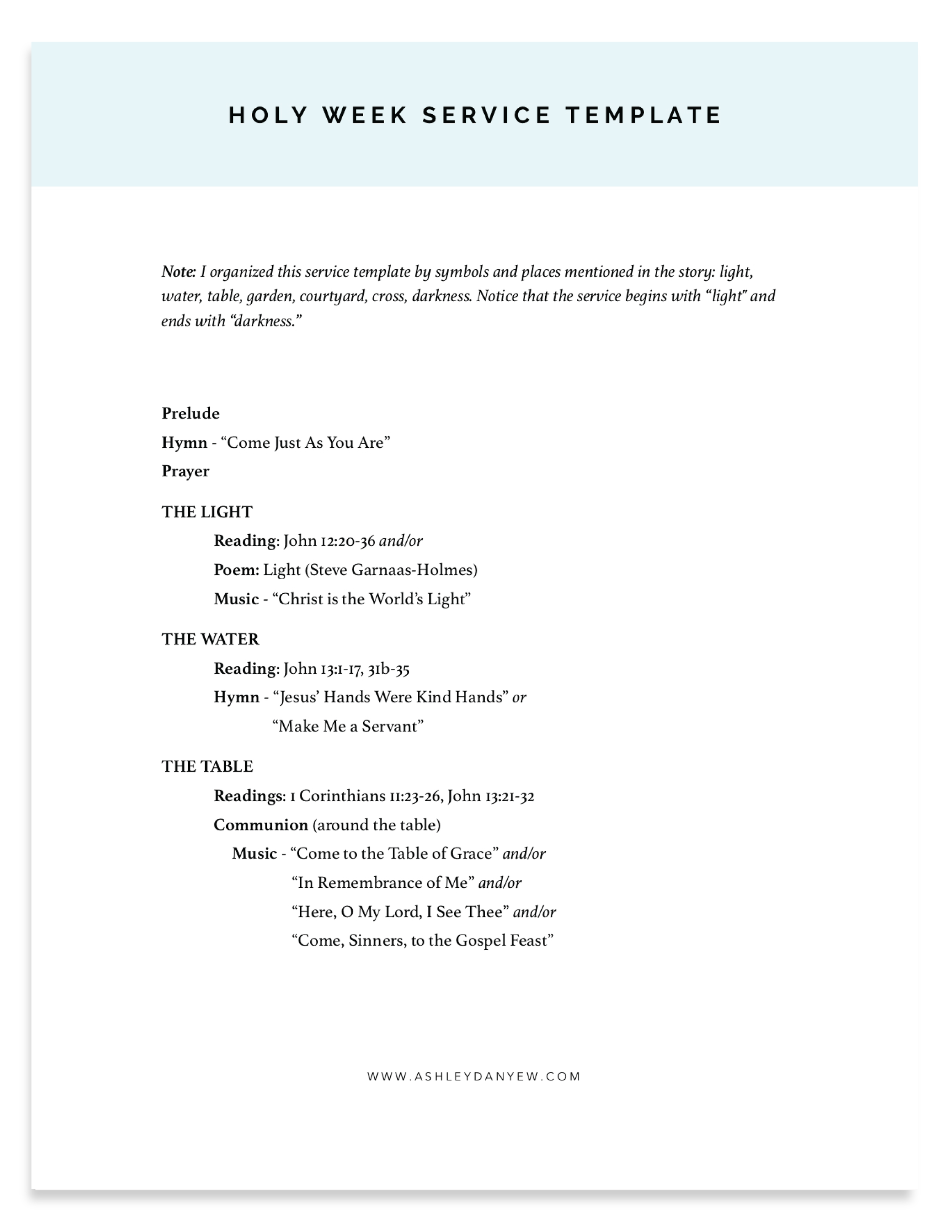 Free Holy Week Service Template and Lenten Resource Guide by Ashley Danyew.png