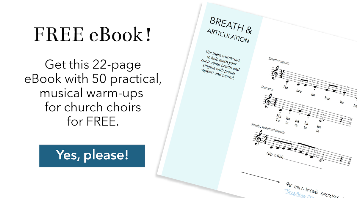 Free eBook: 50 choral warm-ups by Ashley Danyew.png