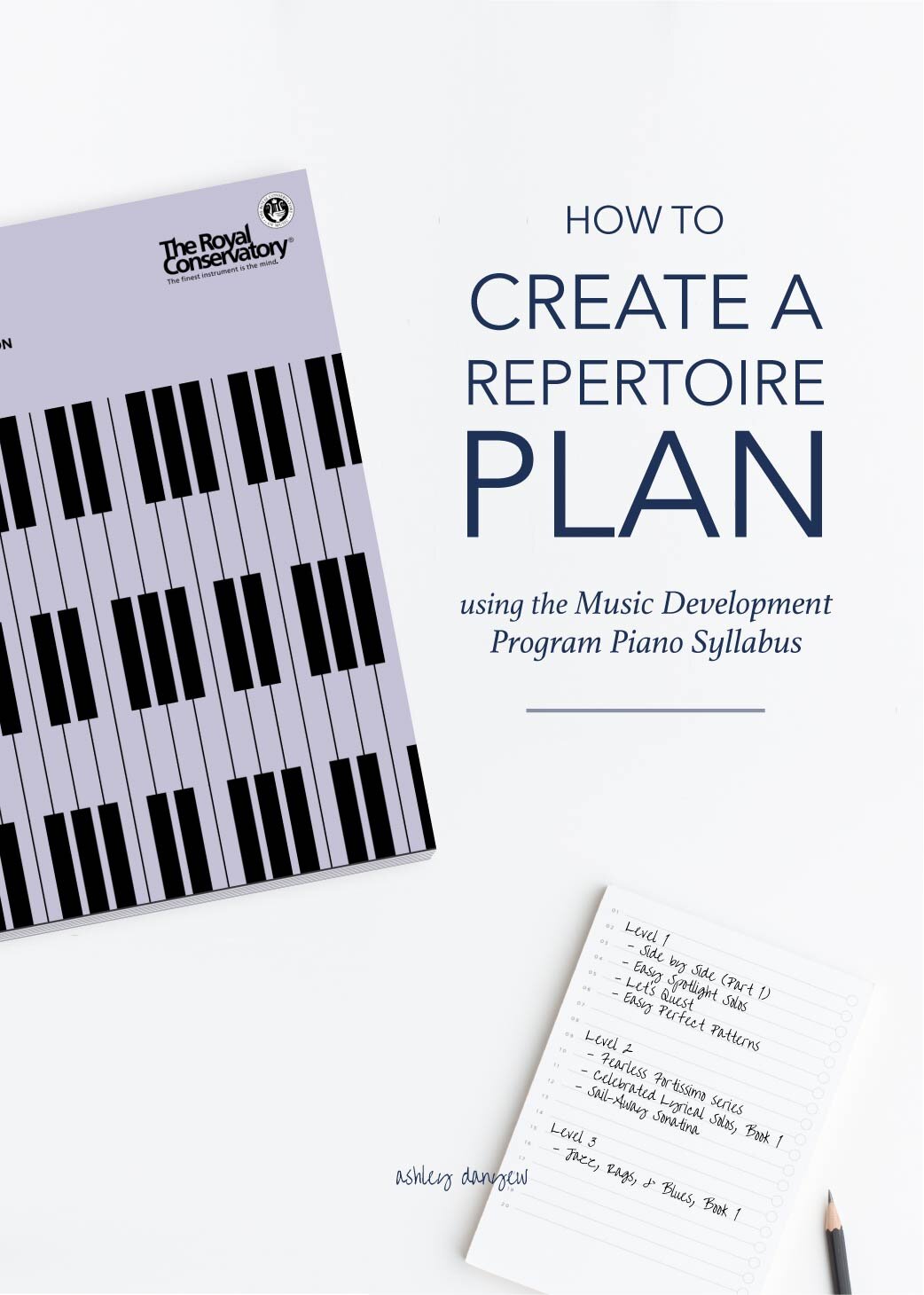 How to Create a Repertoire Plan Using the Music Development Program Piano Syllabus