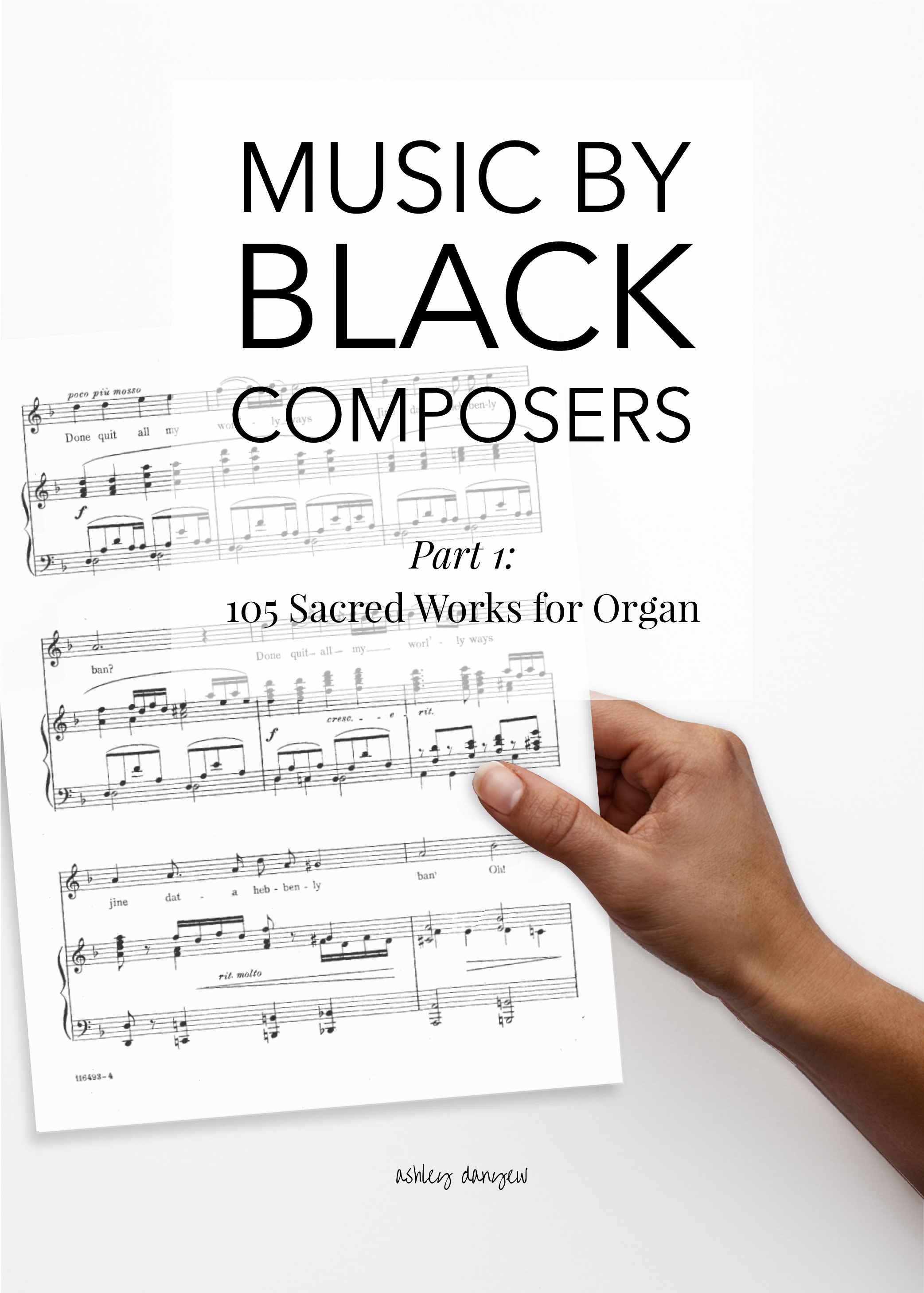 Music by Black Composers: 105 Sacred Works for Organ