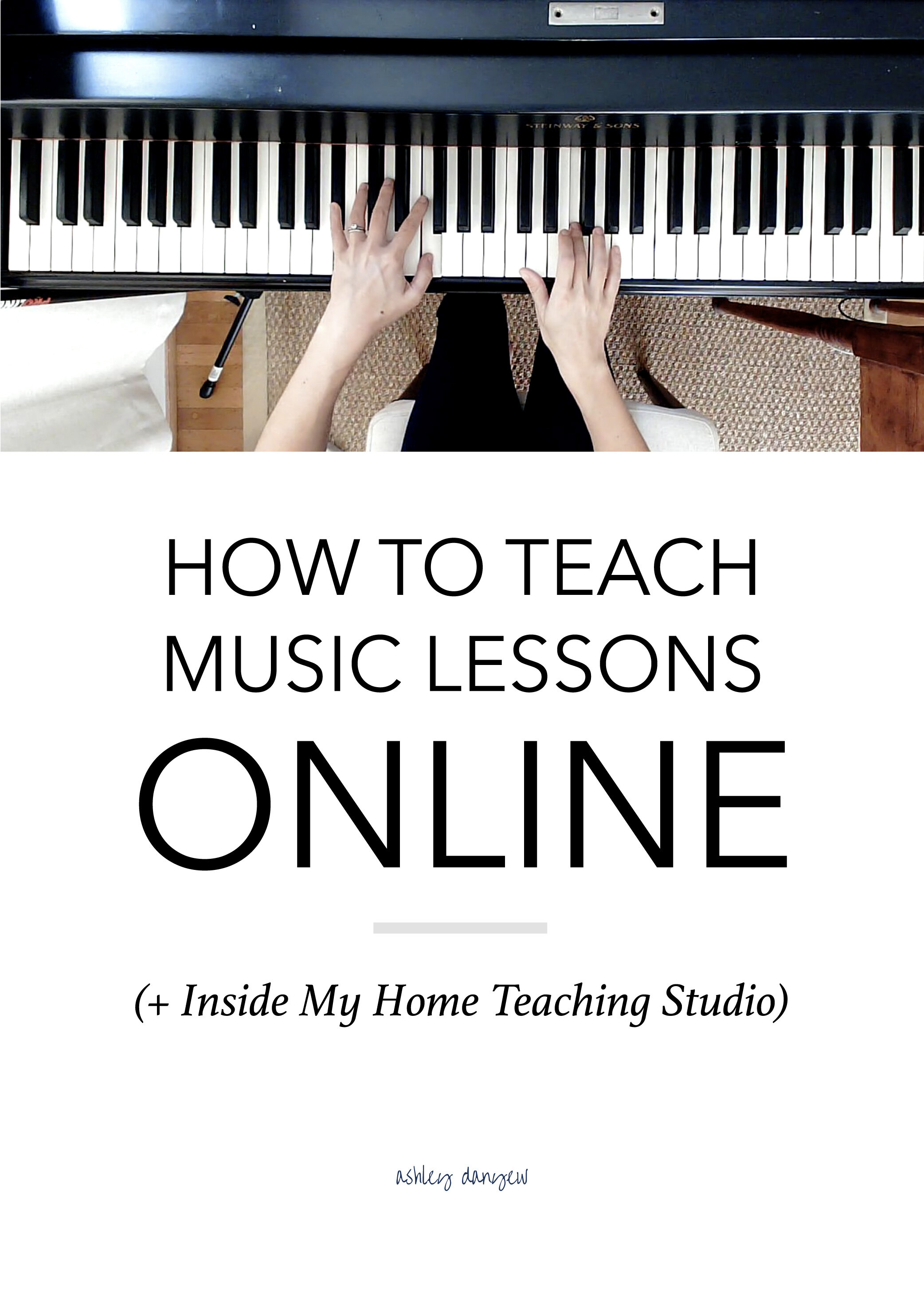 How to Teach Music Lessons Online (+ Inside My Home Teaching Studio)