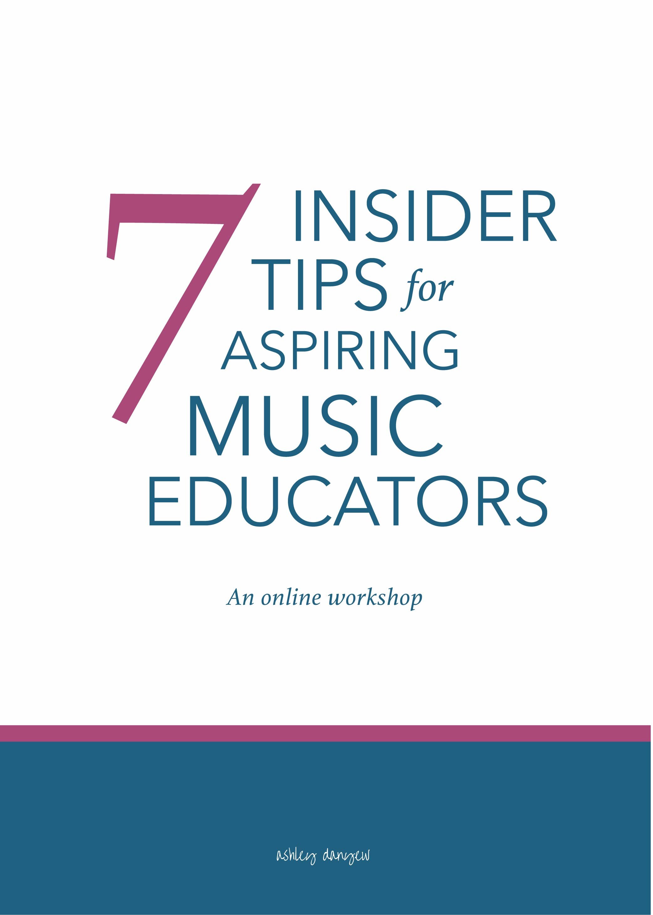 7 Insider Tips for Music Educators