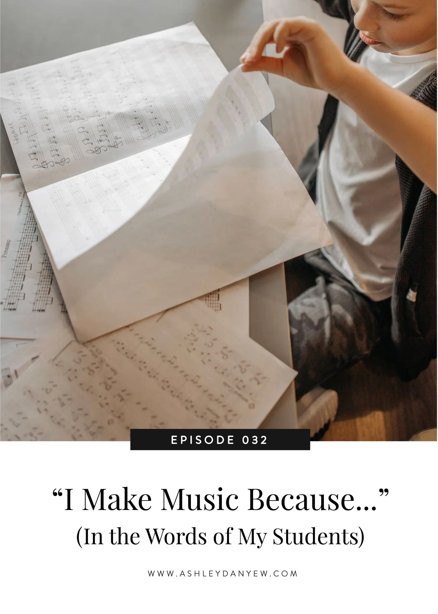 032 - "I Make Music Because..." episode artwork