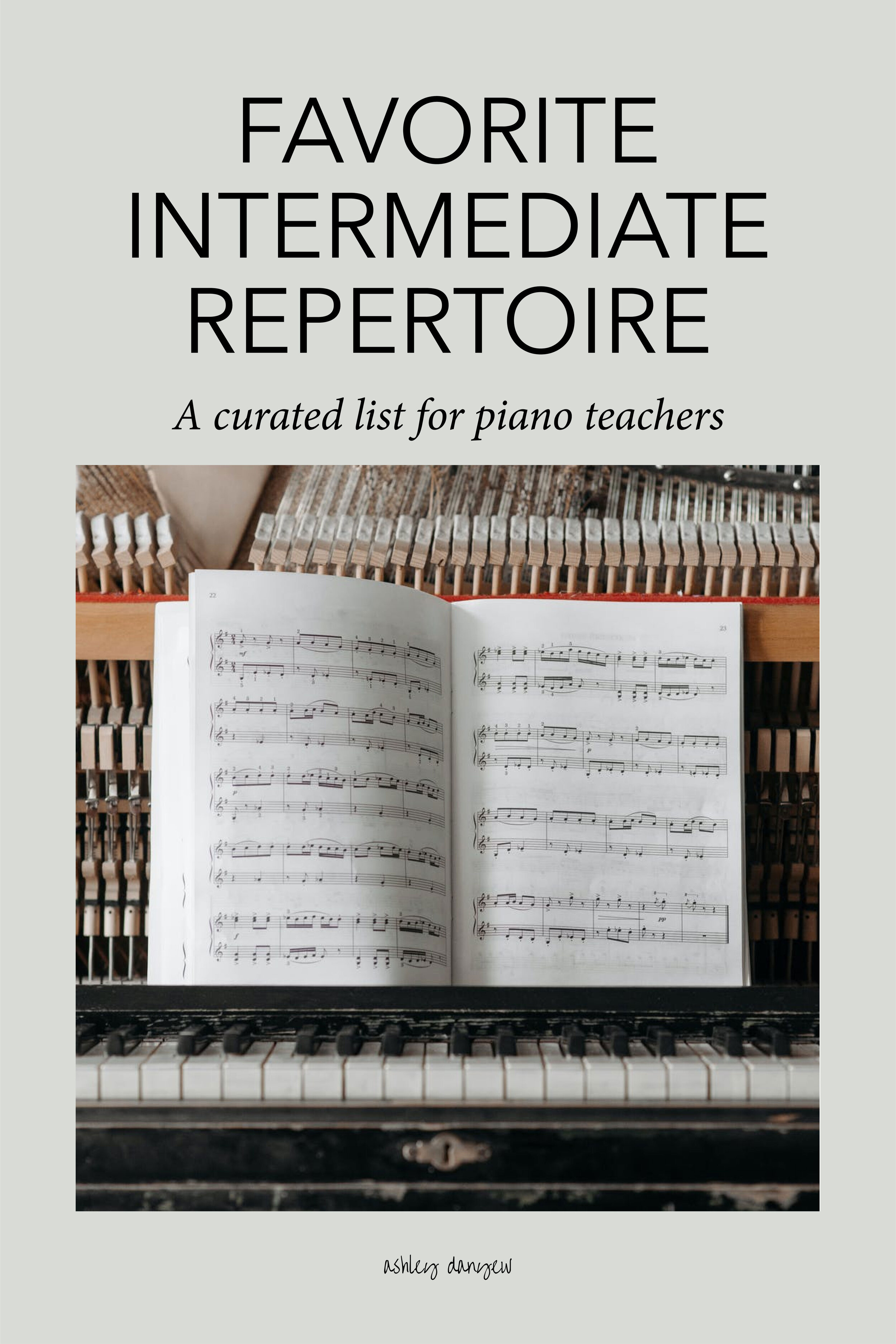10 Supplemental Collections for Intermediate Piano Students | Ashley Danyew