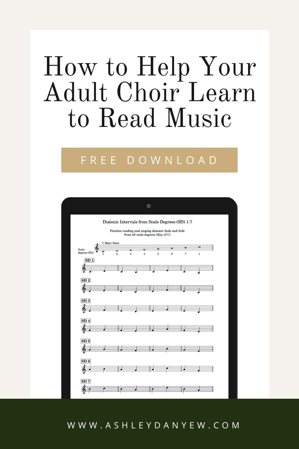 How to Help Your Adult Choir Learn to Read Music