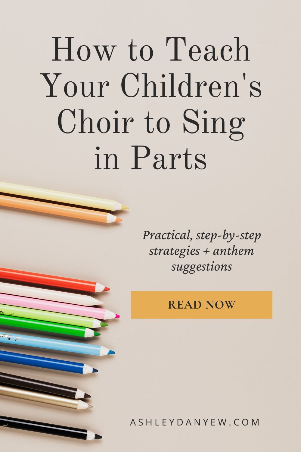 How to Teach Your Children's Choir to Sing in Parts