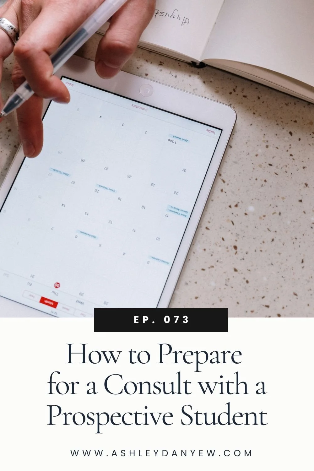 073 - How to Prepare for a Consult with a Prospective Student