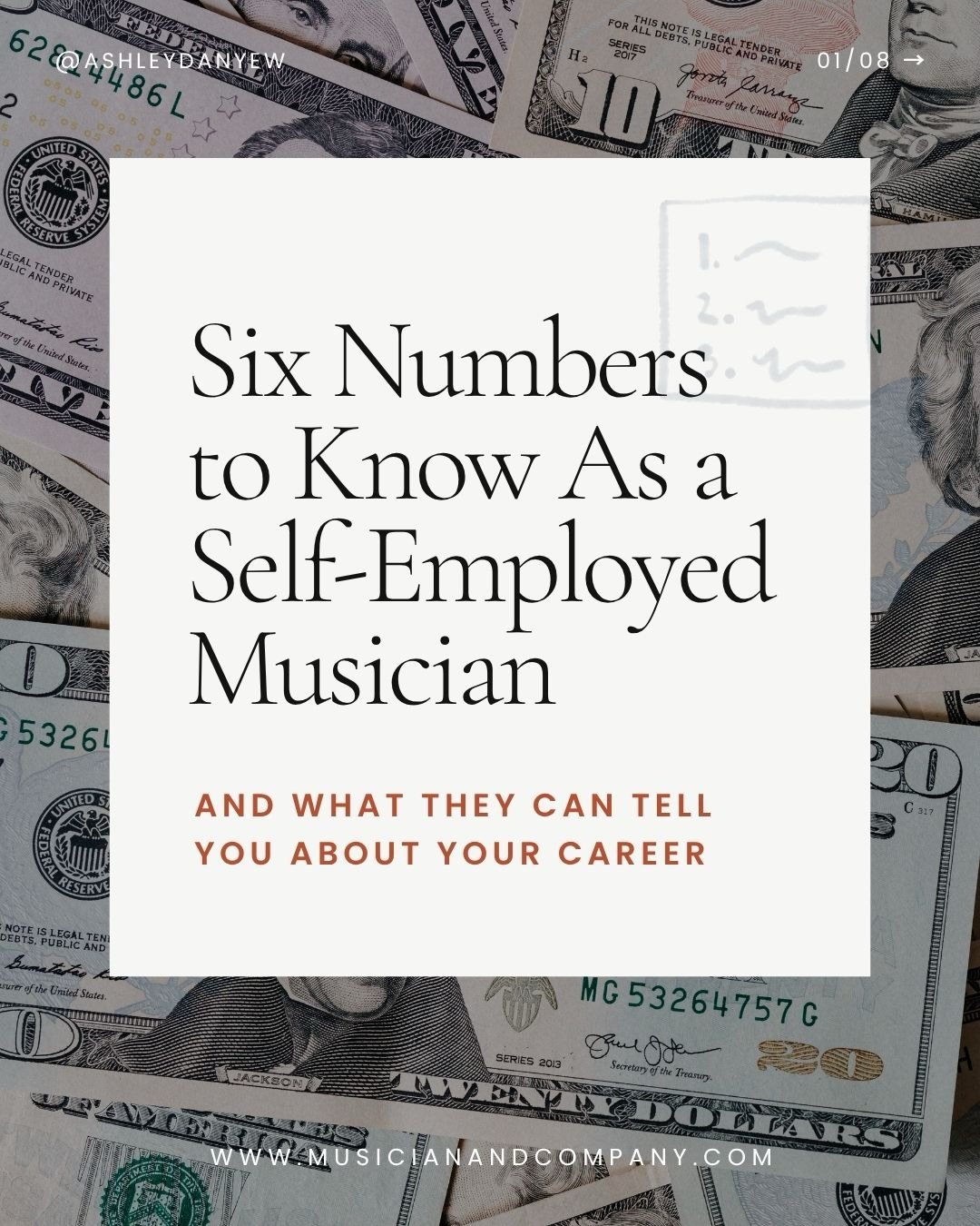Many musicians avoid the numbers side of their careers. They dread tax season, put off bookkeeping, avoid talking about money or pricing, and feel guilty about raising their rates.

But numbers provide key information about the health of your career&