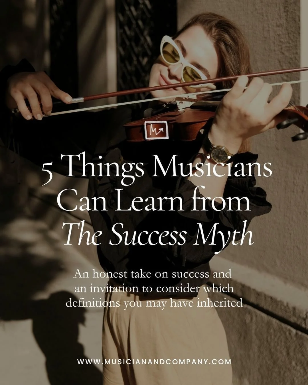 For our latest Musician &amp; Co. Book Club, we&rsquo;ve been reading Emma Gannon&rsquo;s &ldquo;The Success Myth.&rdquo; Emma writes with clarity and honesty about what we often *think* success looks like and why we chase it in our careers. But what