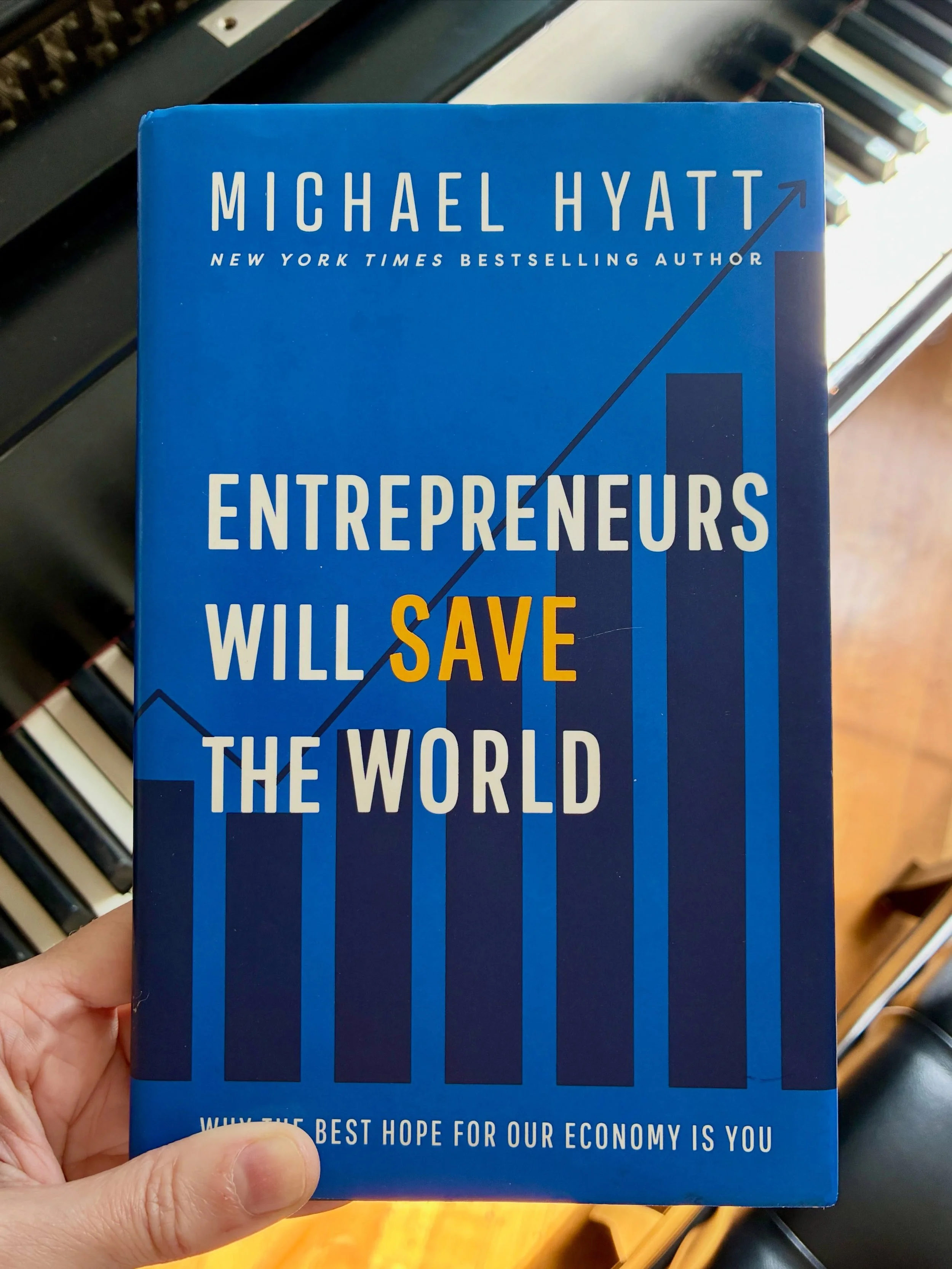 Our October pick for the Musician &amp; Co. Book Club is &ldquo;Entrepreneurs Will Save the World&rdquo; by Michael Hyatt.

Entrepreneurship isn&rsquo;t just for founders, new ventures, and tech start-ups. It&rsquo;s a mindset&mdash;a way of seeing t