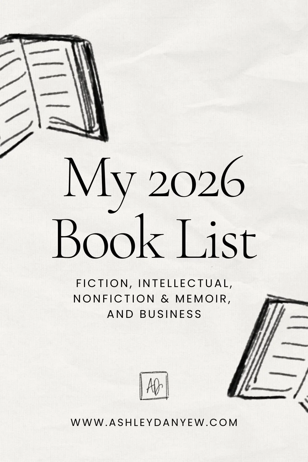My 2026 Book List