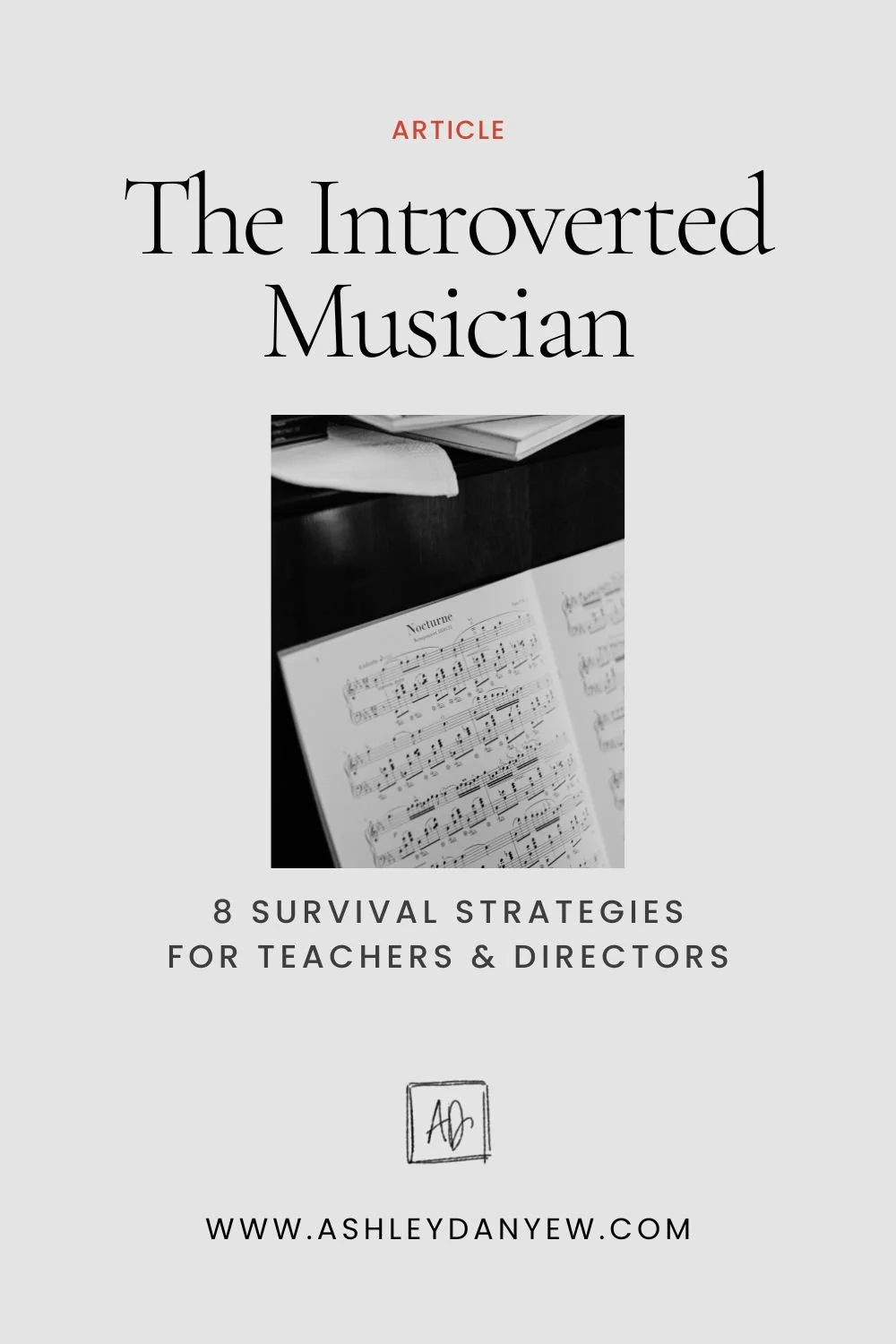 The Introverted Musician: 8 Survival Strategies for Teachers & Directors