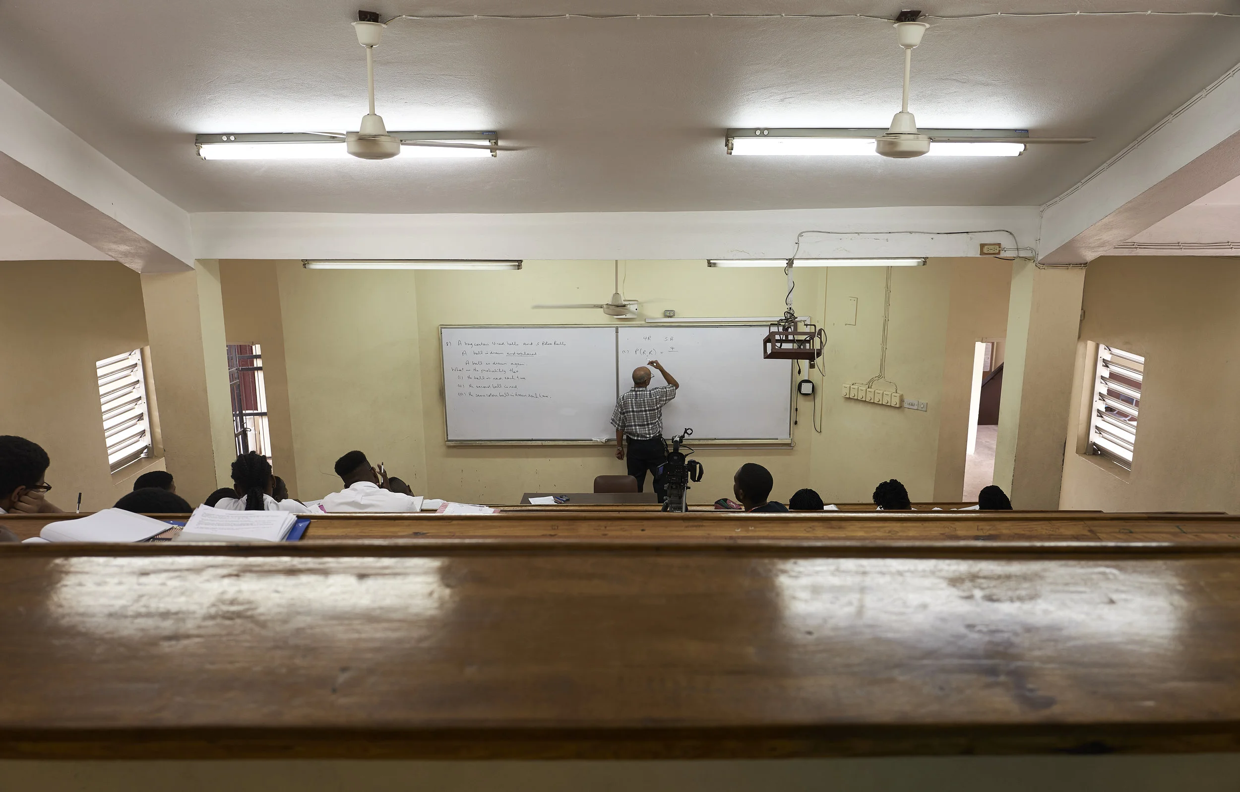 Mr. Kippy Chin teaching math