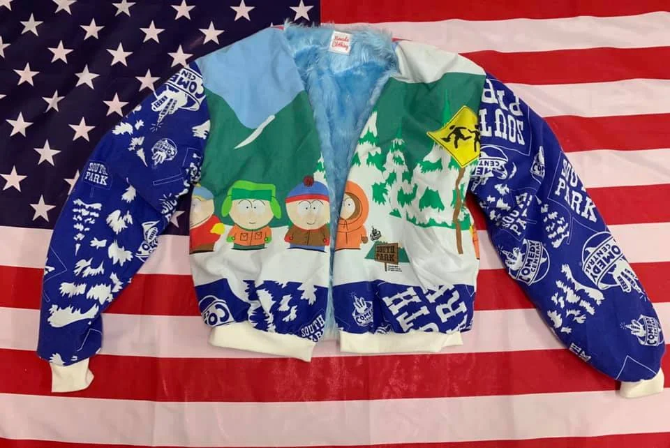 South Park Fur Lined Bomber Jacket