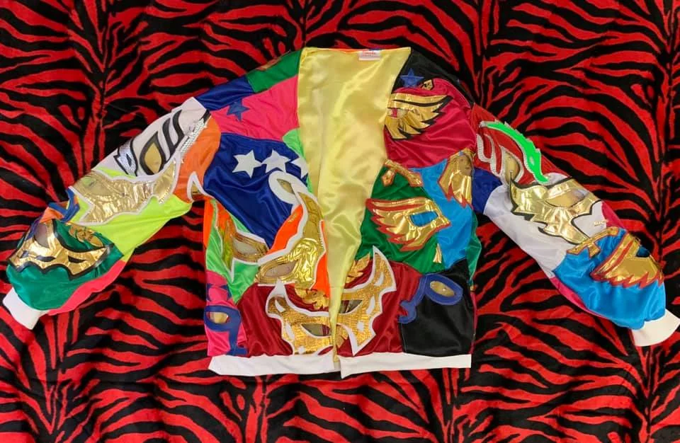 Mexican Wrestling Mask Bomber Jacket