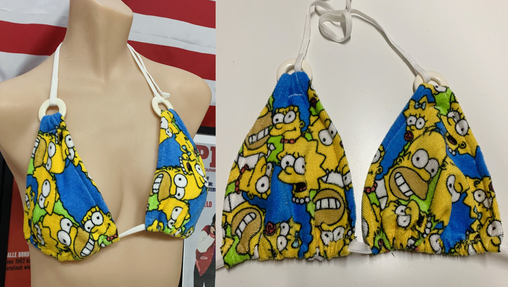Simps0ns Towel Bikini Top