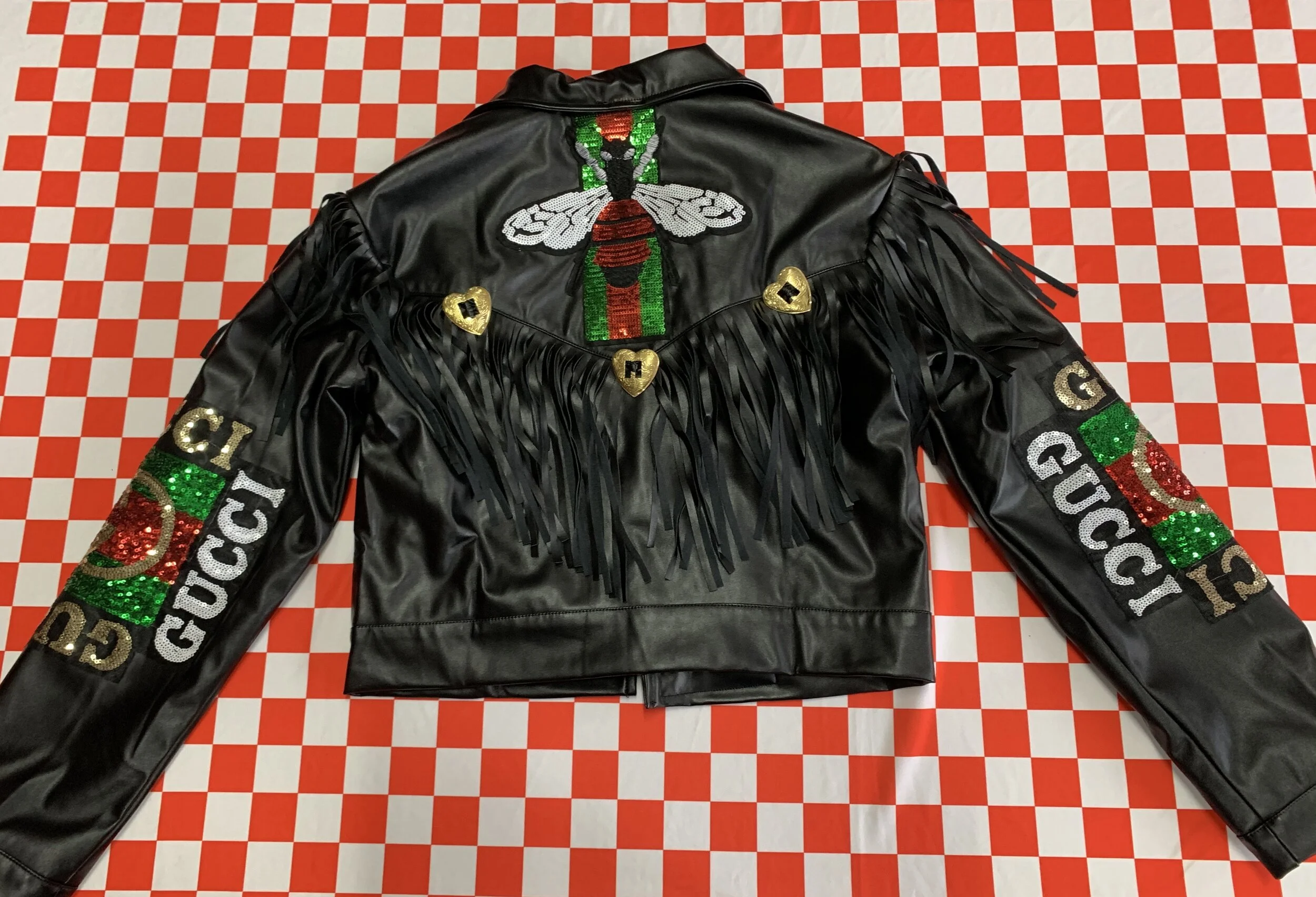 Black G G Tassel Jacket