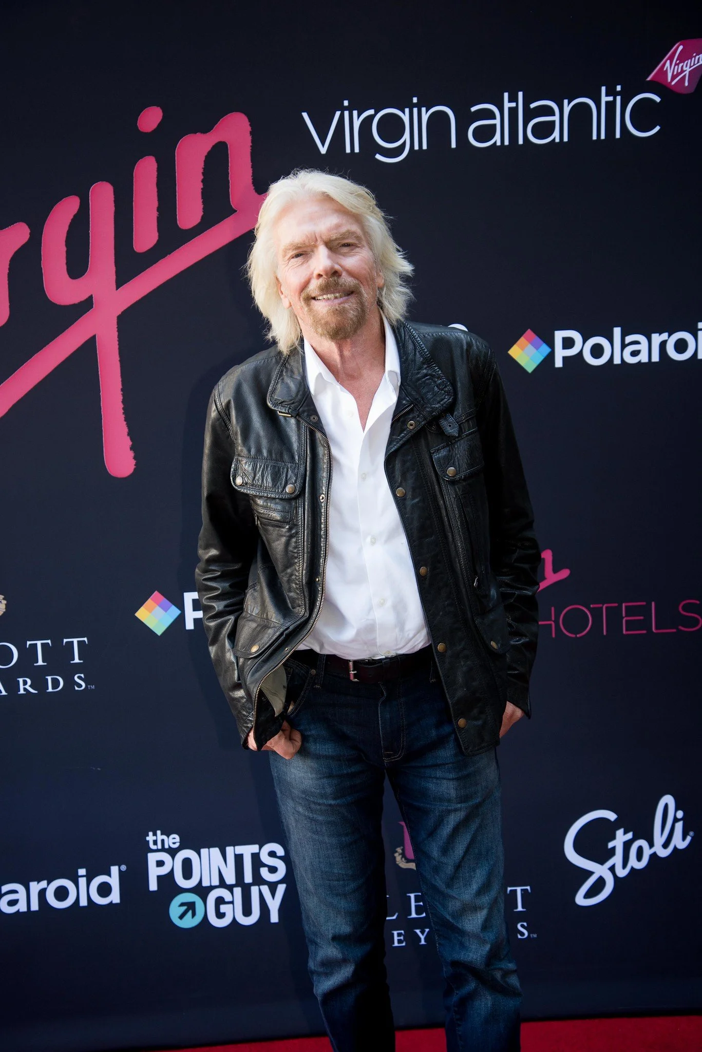 Richard Branson Virgin Atlantic Stoli event