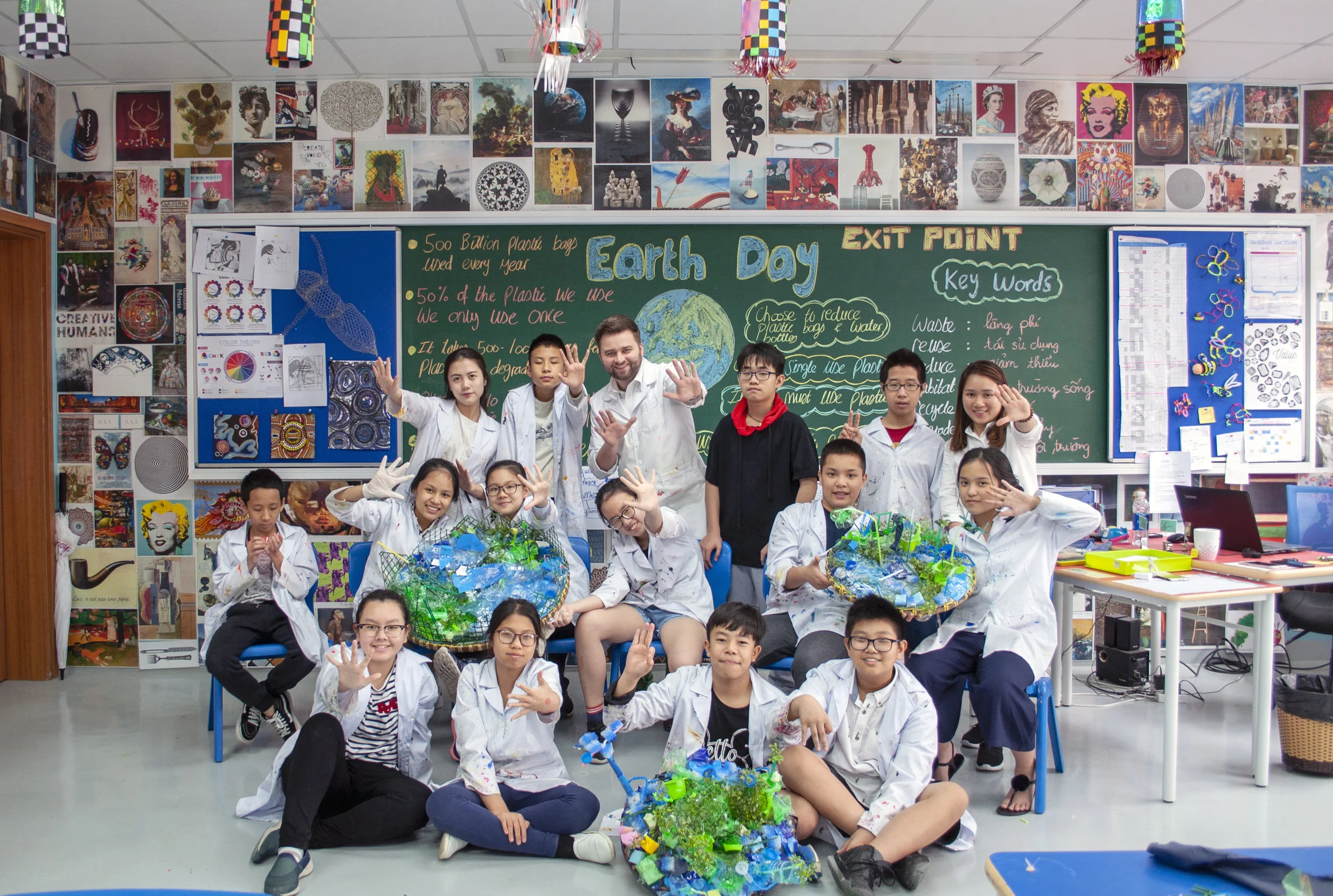 Click here to read more about Earth Day activities that took place at our school.