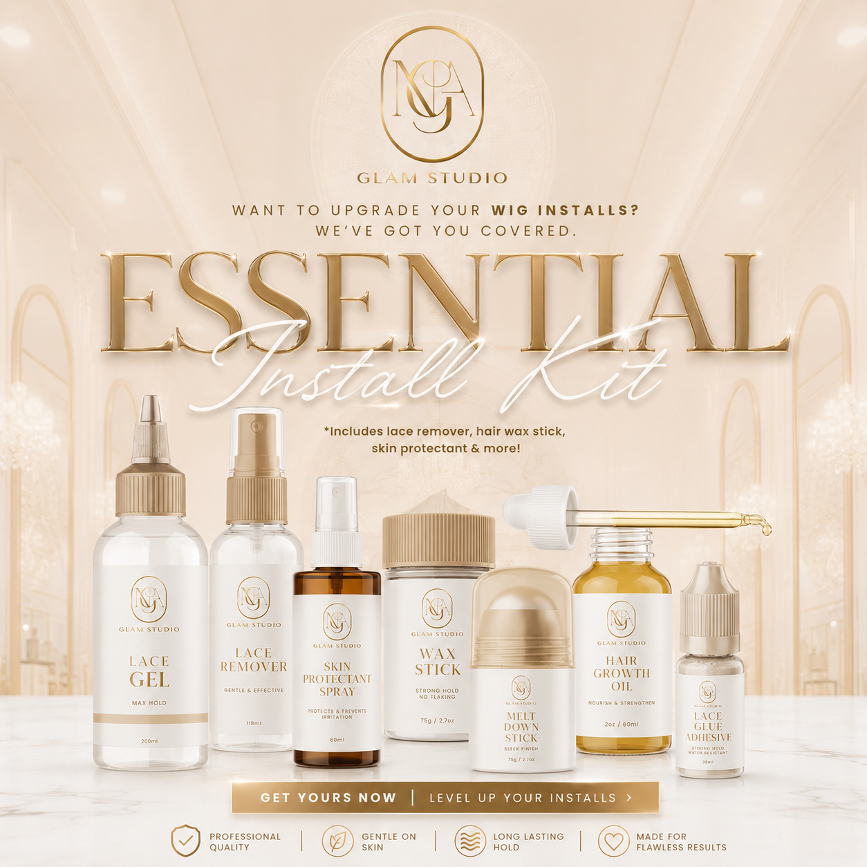 NGA PREMIUM WIG ESSENTIAL KIT