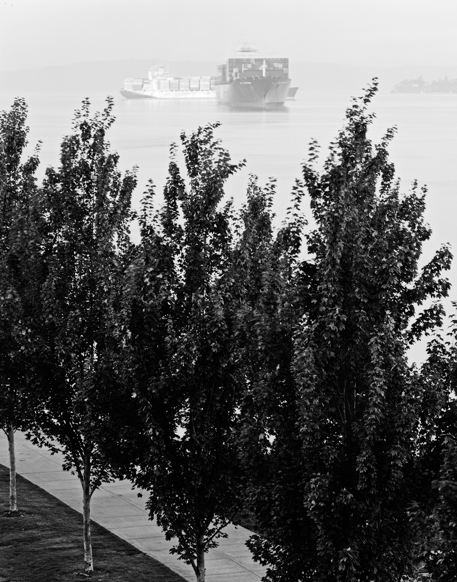 Ships in a Light Fog, Commencement Bay, Tacoma