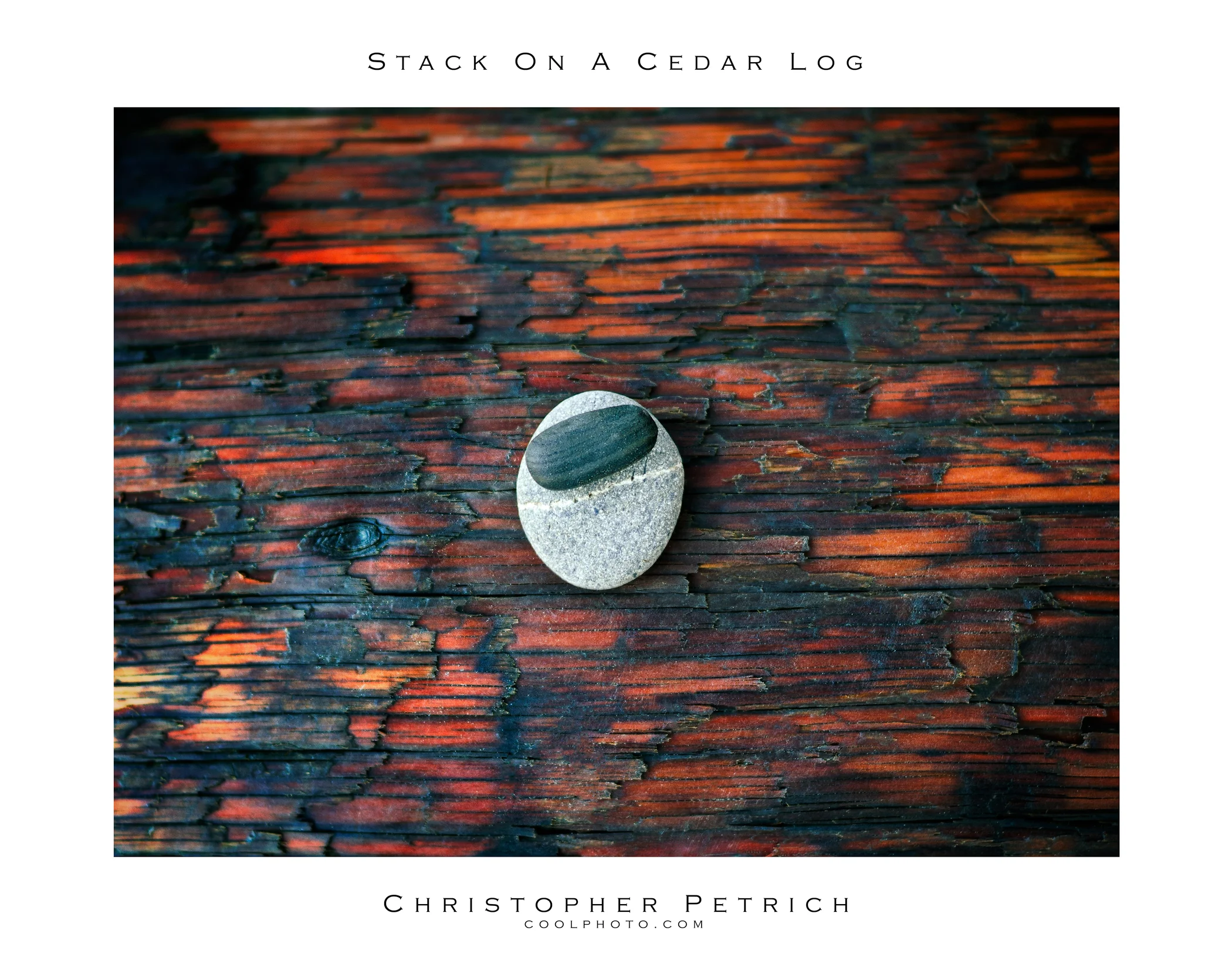 Stack On A Cedar Log