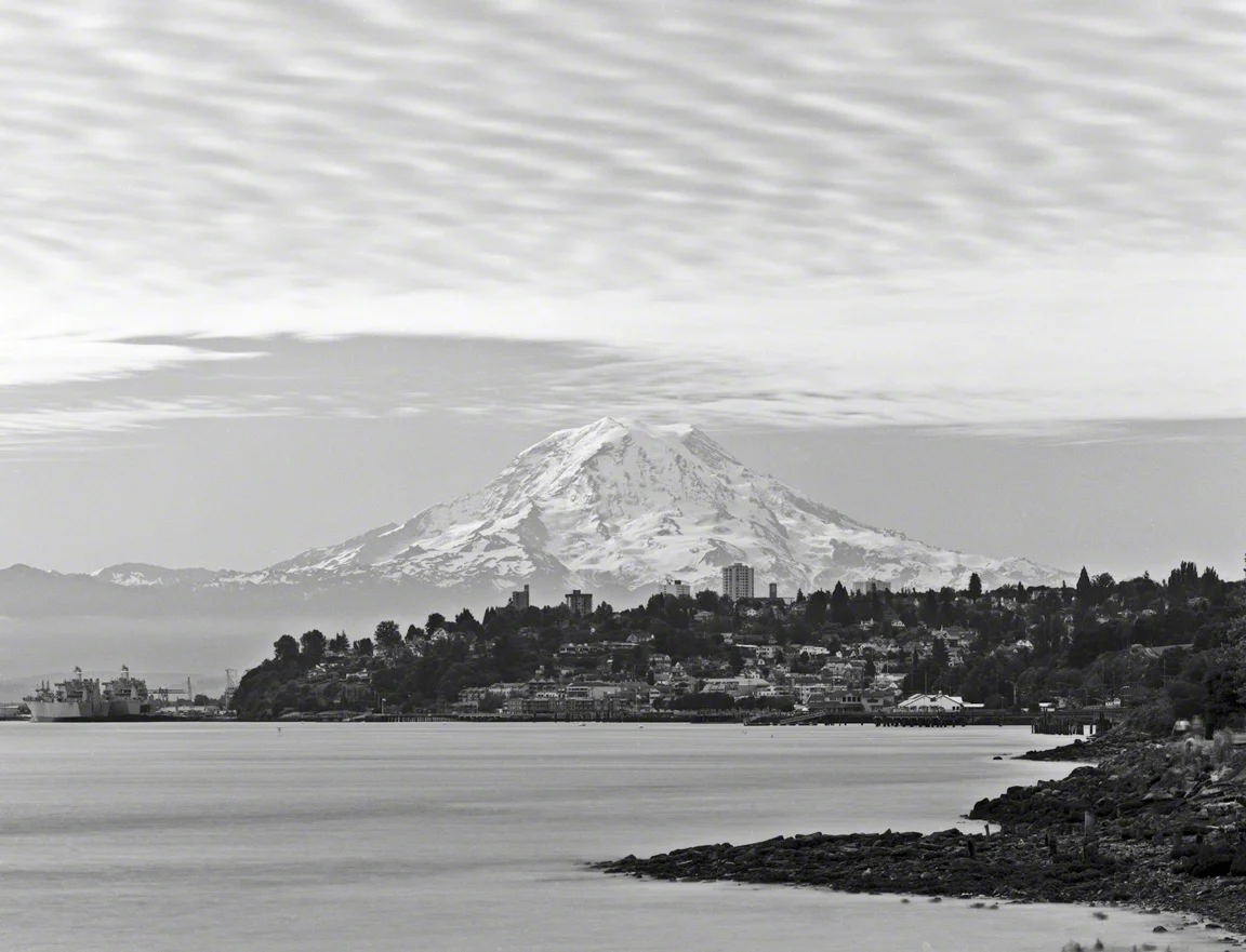 Tahoma From Tacoma, Morning In Summer