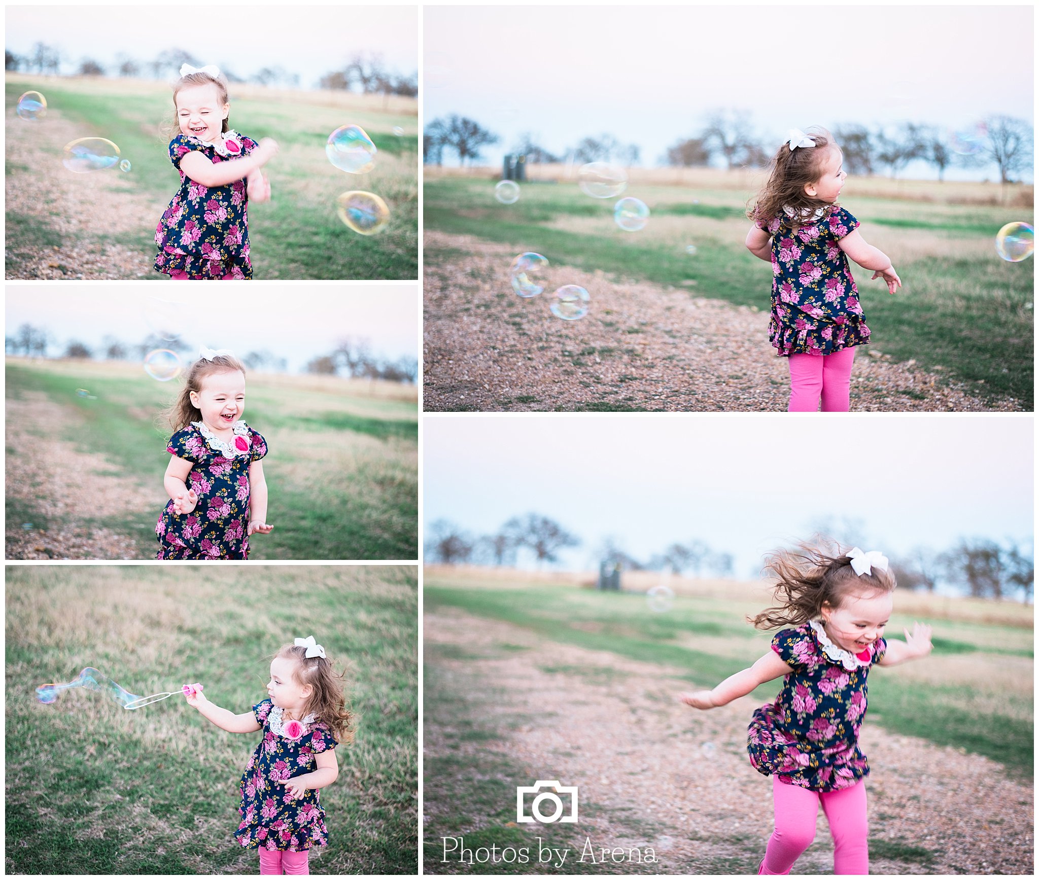 As promised, "Mena" delivered on the bubble time. Camryn LOVES bubbles and I love watching the pure joy when she's playing with them!