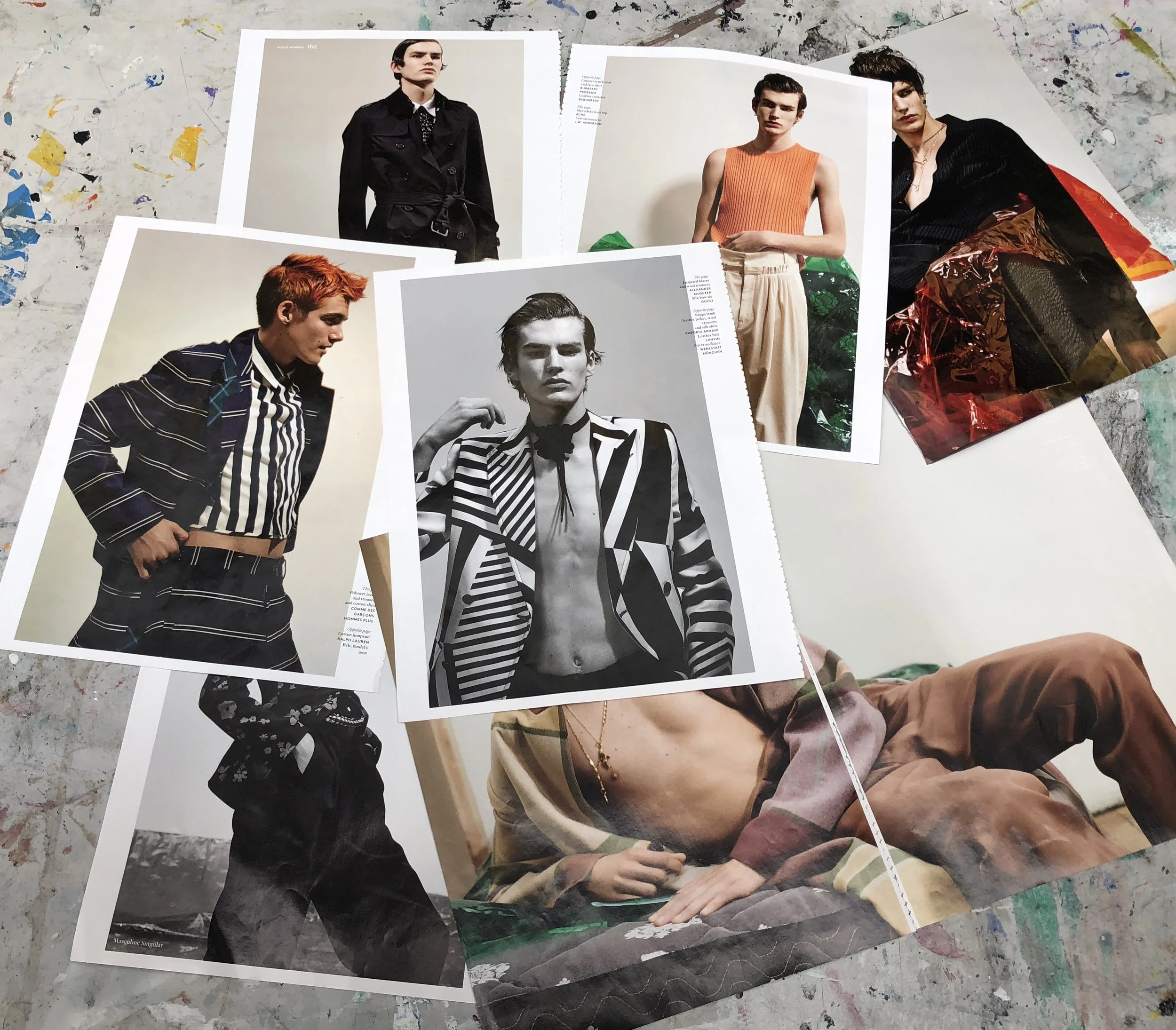 Central Saint Martins UAL Art Direction for Fashion: SS 18' Menswear Photography critique. April 18'