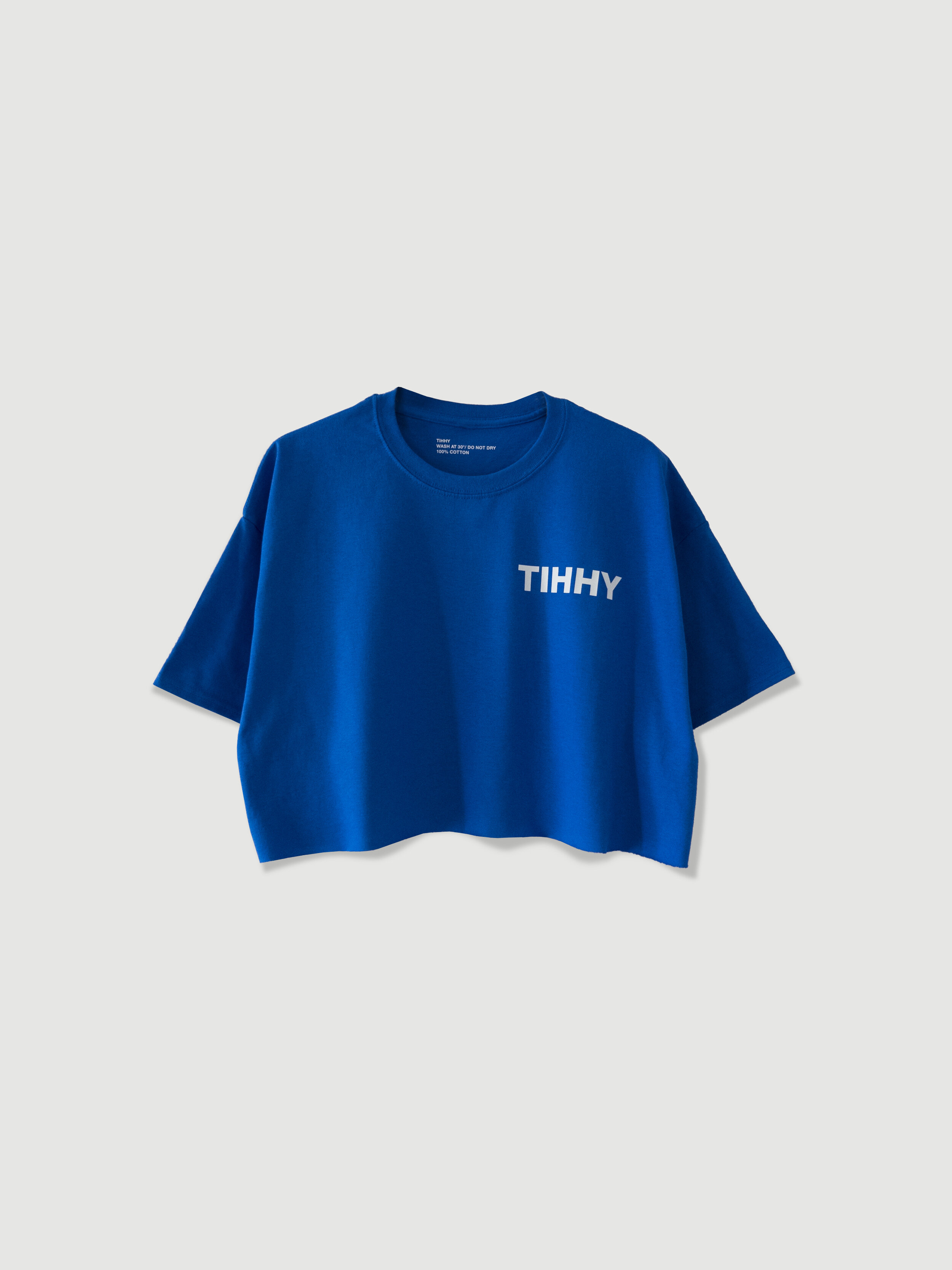 ROYAL BLUE CROP T-SHIRT