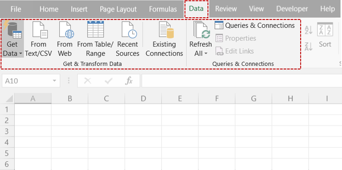 Power Query is under “Data” tab, under “Get & Transform Data” and “Queries & Connections”