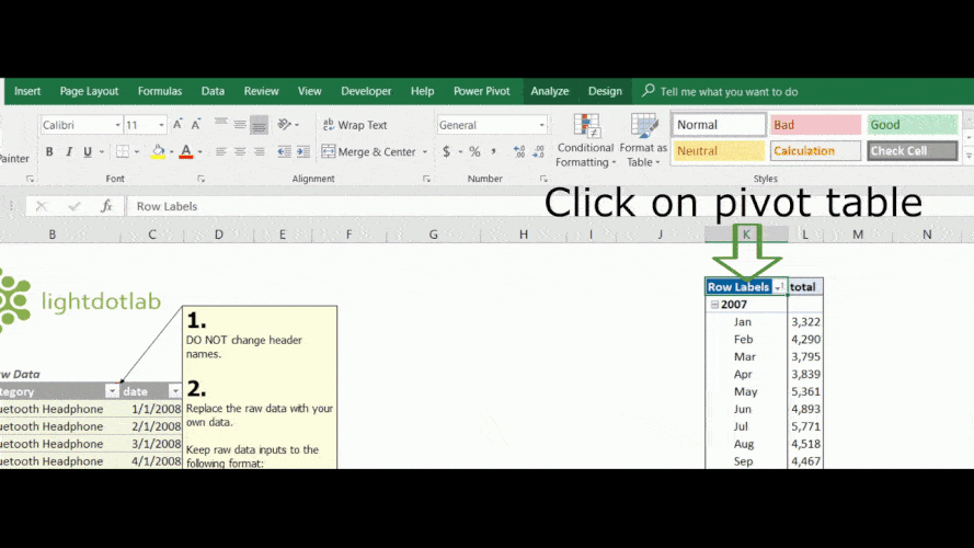 how to add slicers to the Power Pivot table