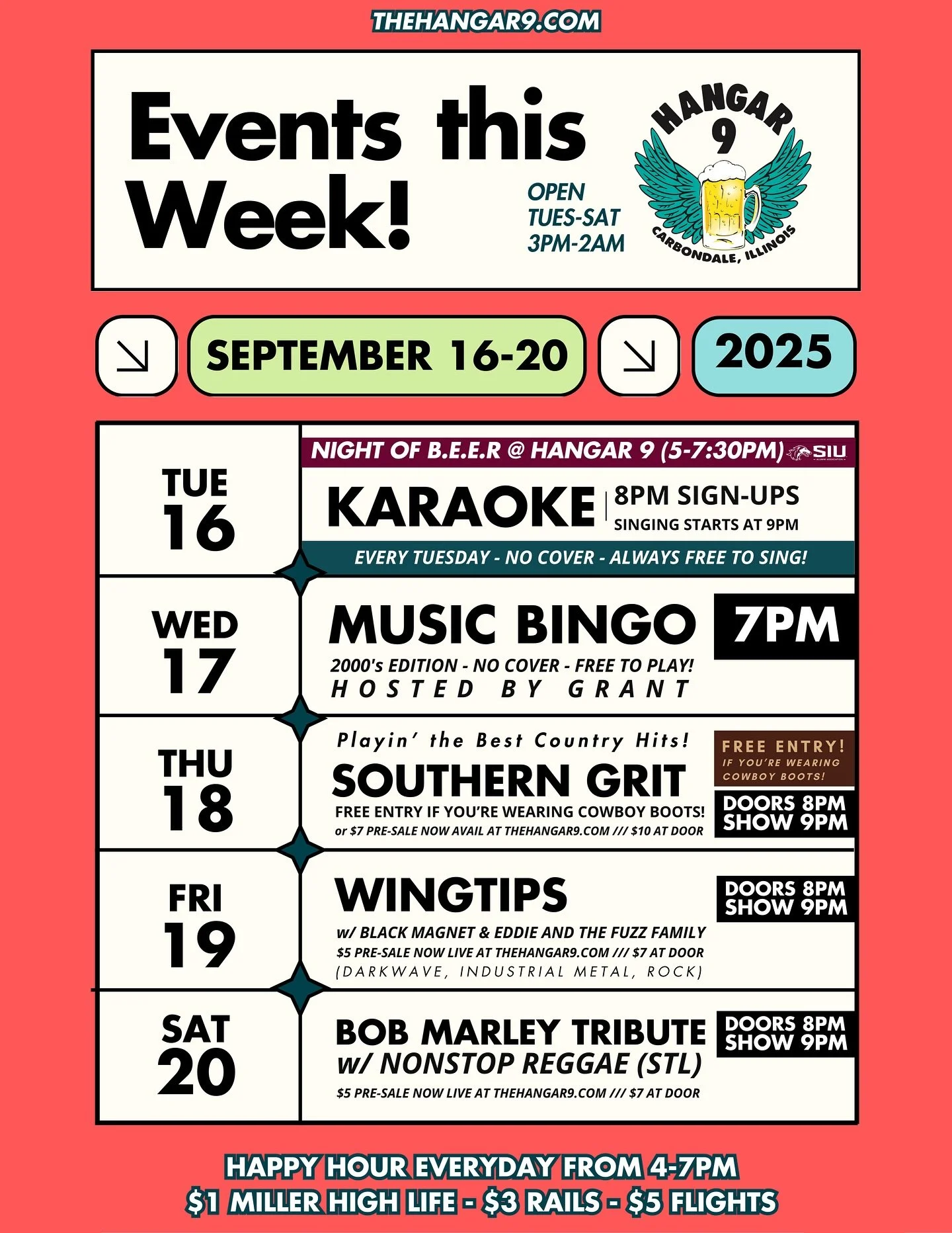 Here’s what’s happening this week 😋