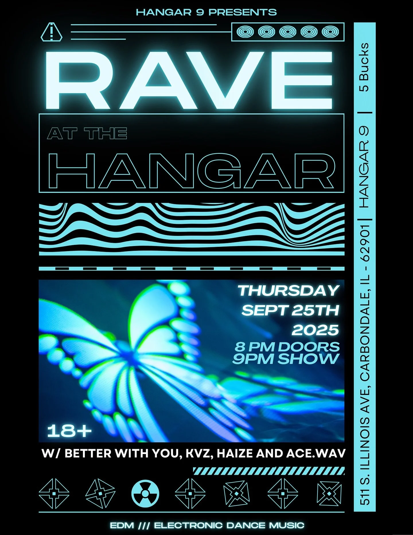 NEXT Thursday, SEP 25TH - 8pm doors, 9pm show - $2 House Shots ALL NIGHT LONG