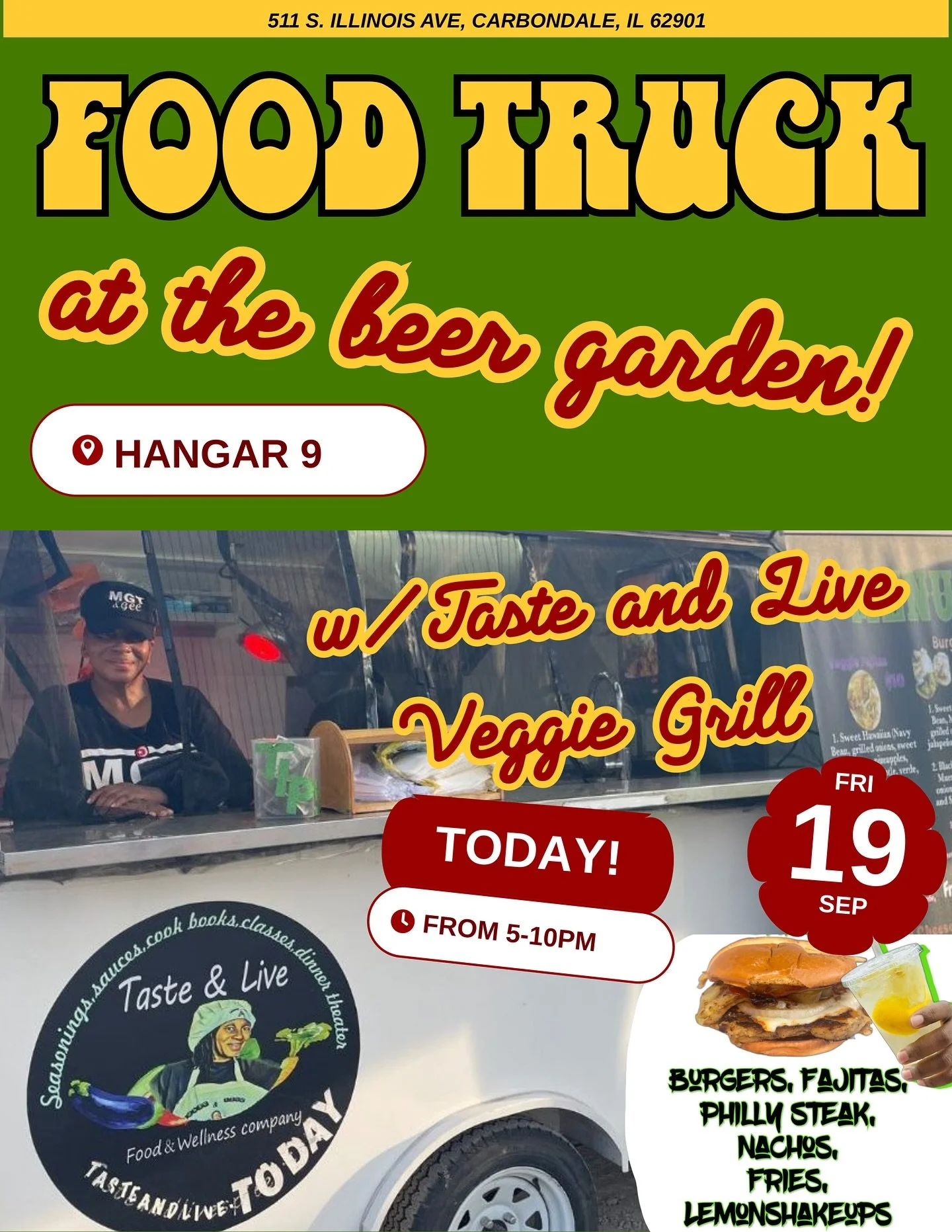 TODAY FROM 5-10PM in our New Beer Garden ‘Taste and Live’ will be providing some nutritious, zesty, vegetarian food sure to keep you fueled today! @wingtips4real , @bl4ckm4gnet and @theefuzzfamily SHOW TONIGHT, DOORS 8PM, SHOW 9PM